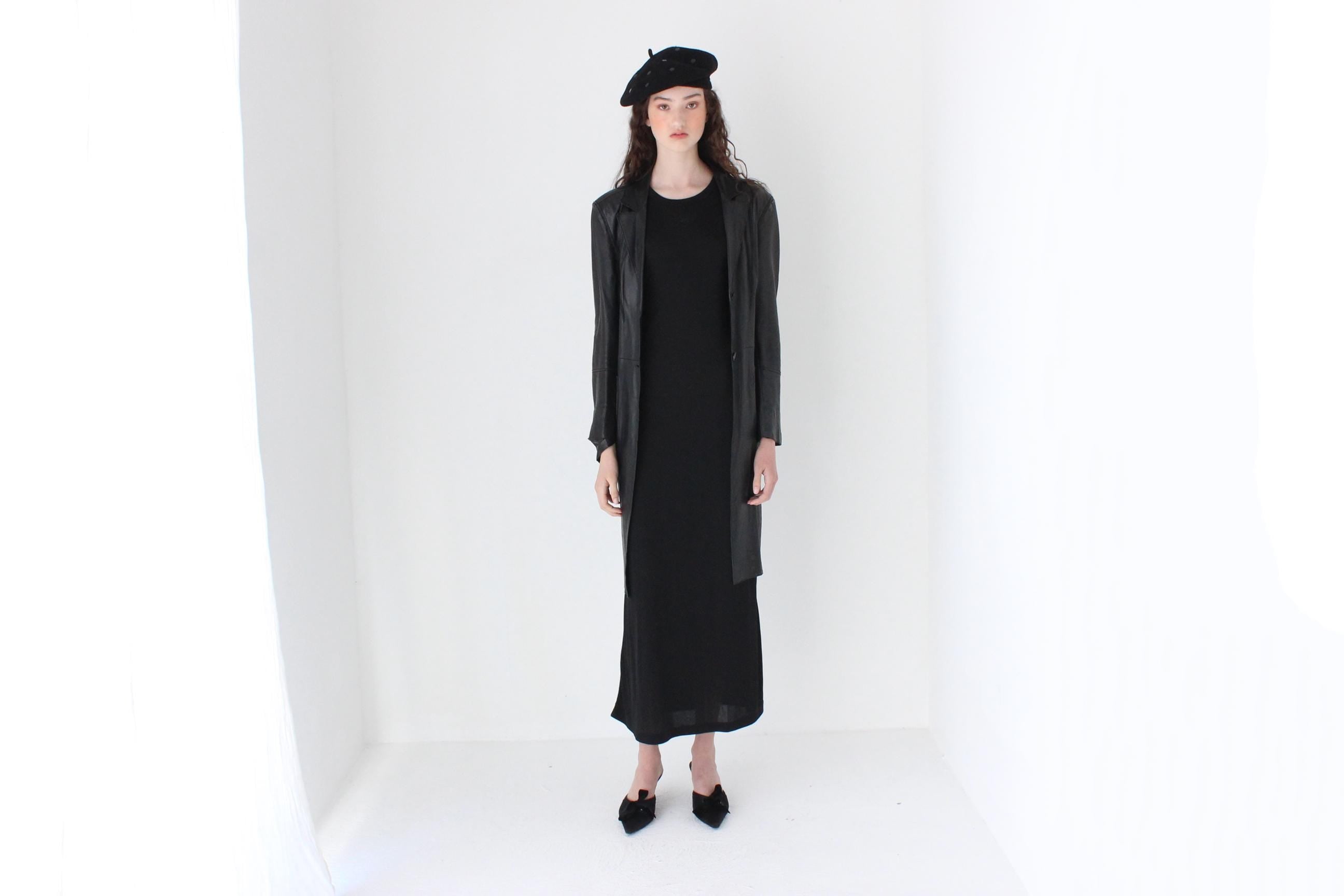 FRENCH COLLECTION 90s Softest Lambskin Leather Coat by Sylvie Schimmel