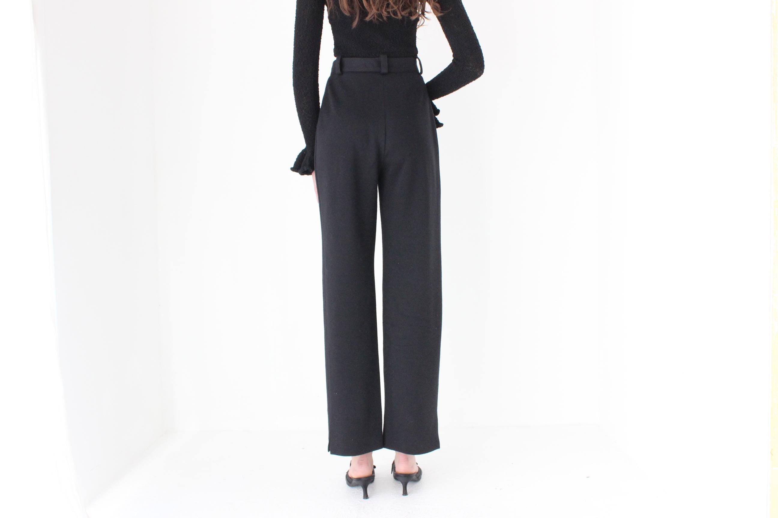 FRENCH COLLECTION 80s Sonia Rykiel Wool Trousers