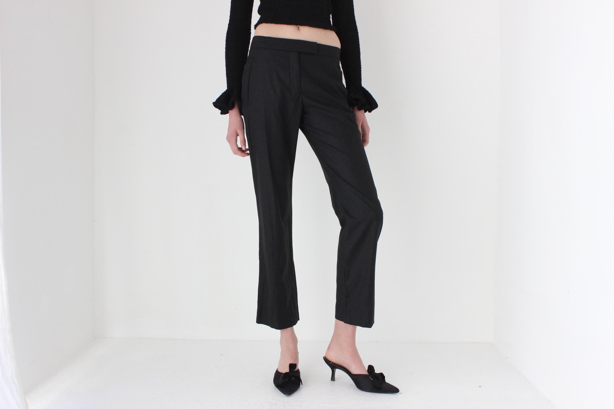 FRENCH COLLECTION 2000s YSL Rive Gauche Wool Trousers