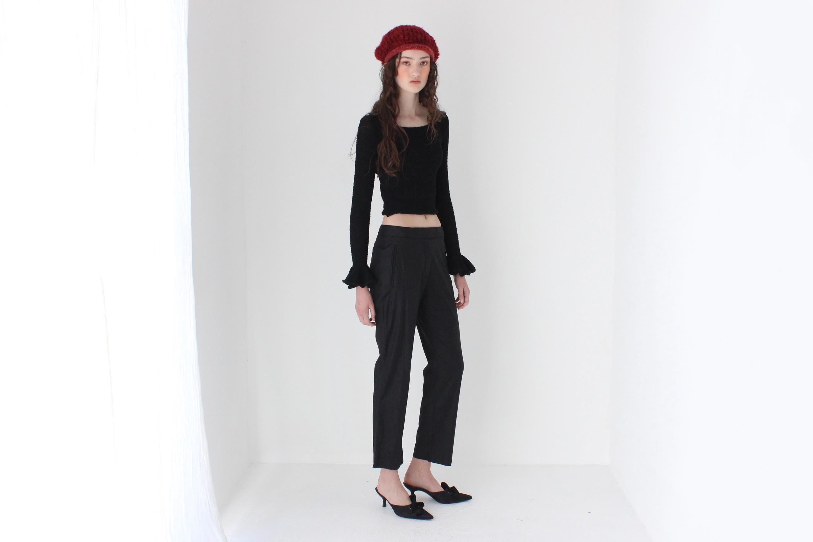 FRENCH COLLECTION 2000s YSL Rive Gauche Wool Trousers