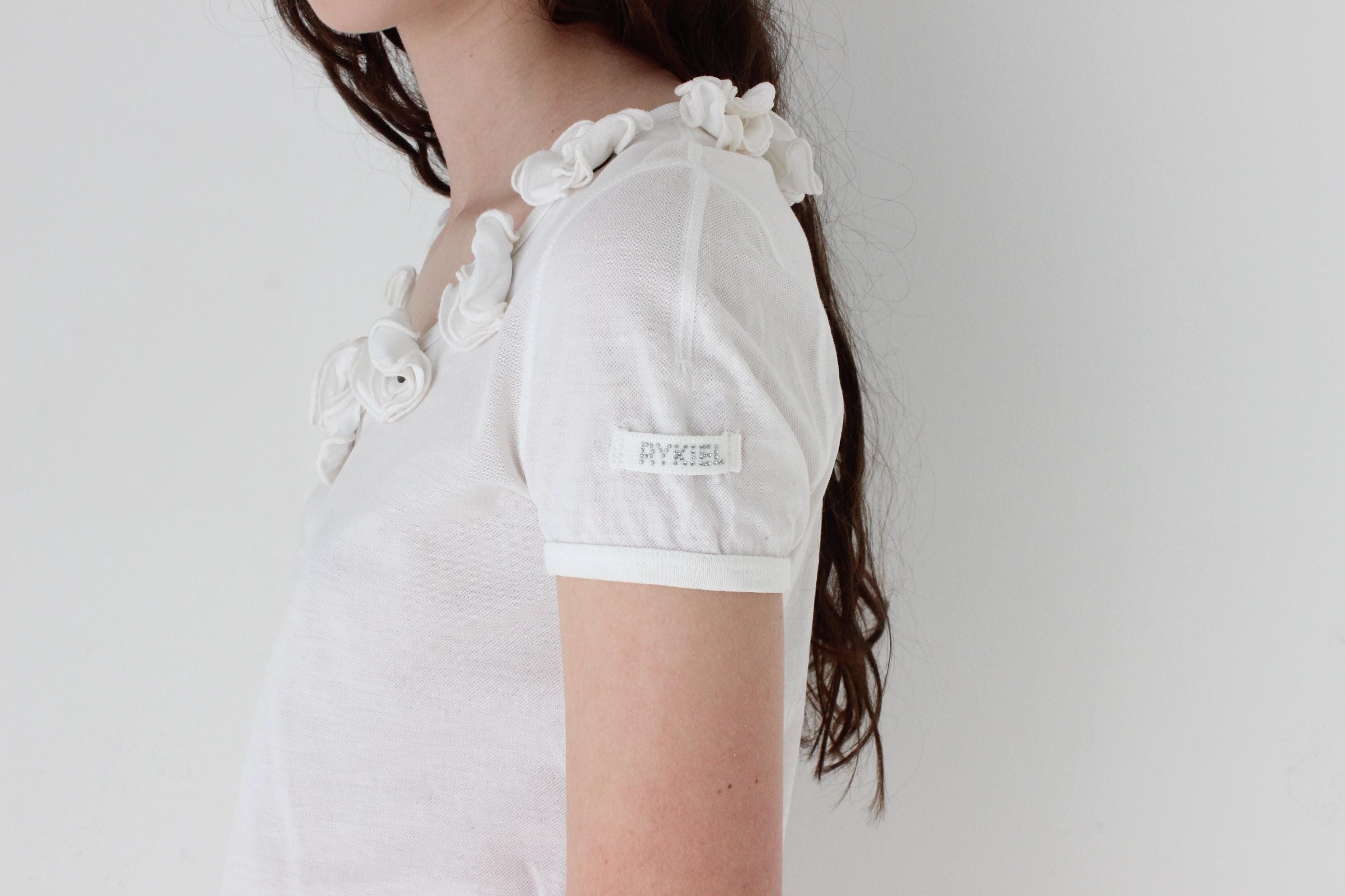 FRENCH COLLECTION Y2K Sonia Rykiel Rosette Tee