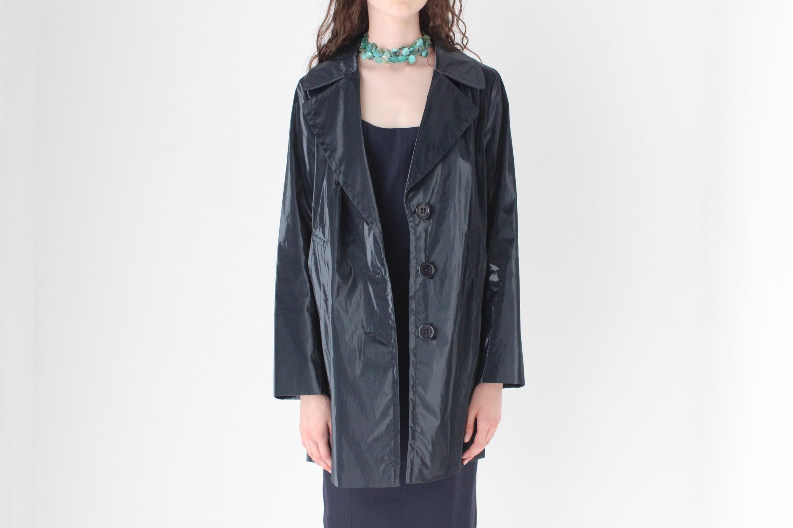 FRENCH COLLECTION 2000s Sonia Bogner Vinyl Coat