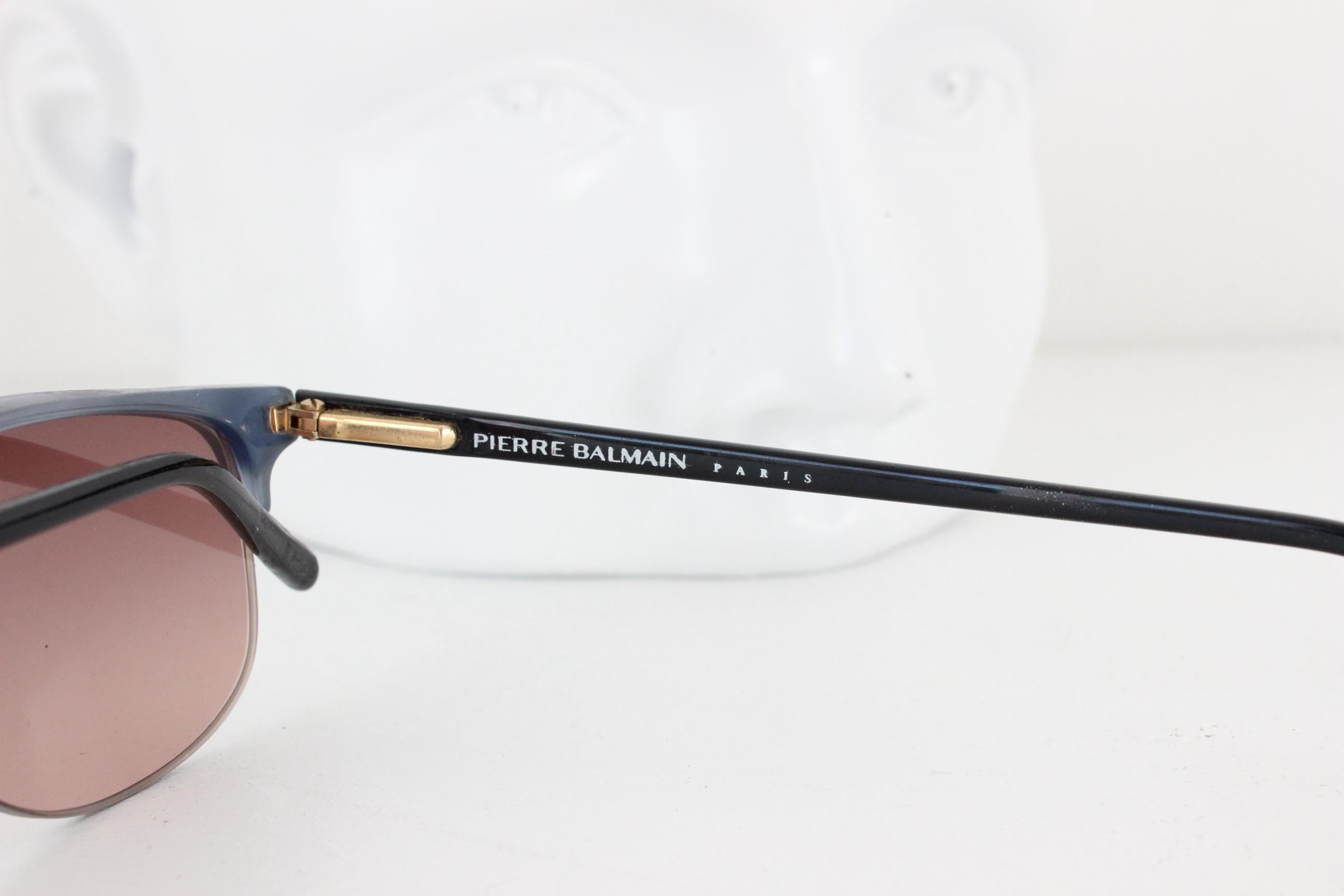 FRENCH COLLECTION 80s Balmain Paris Wayfarer Sunglasses