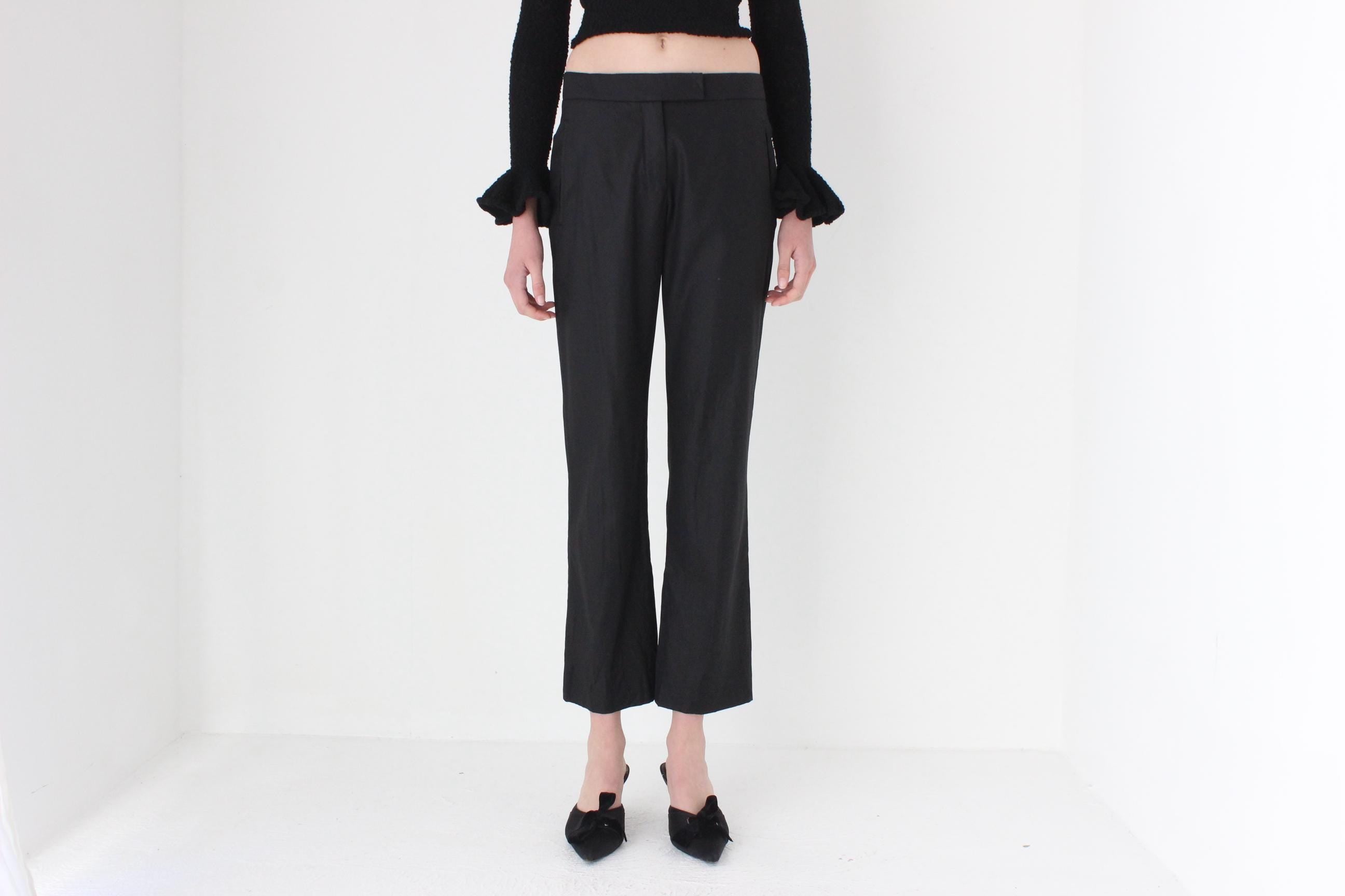 FRENCH COLLECTION 2000s YSL Rive Gauche Wool Trousers