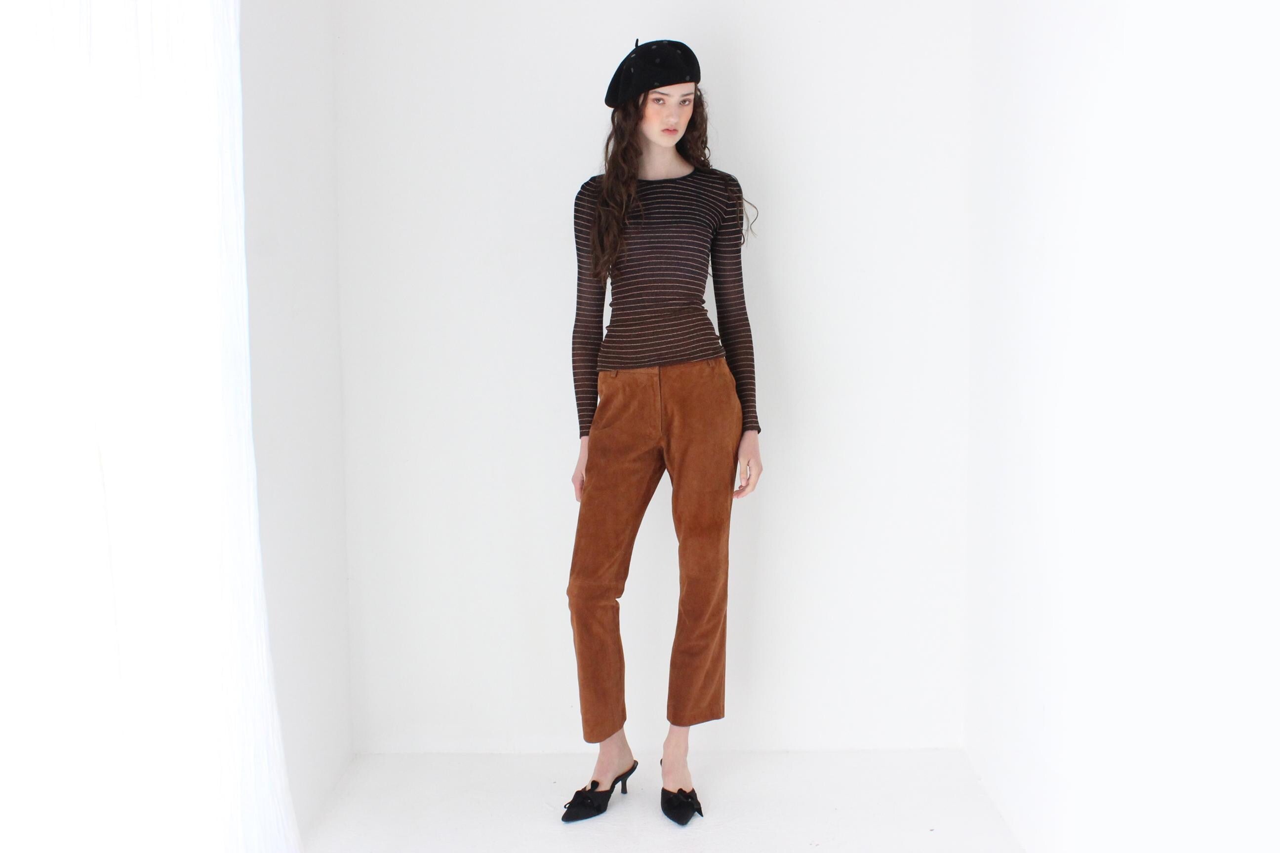 FRENCH COLLECTION 90s Sonia Rykiel Stretch Lurex Knit Top