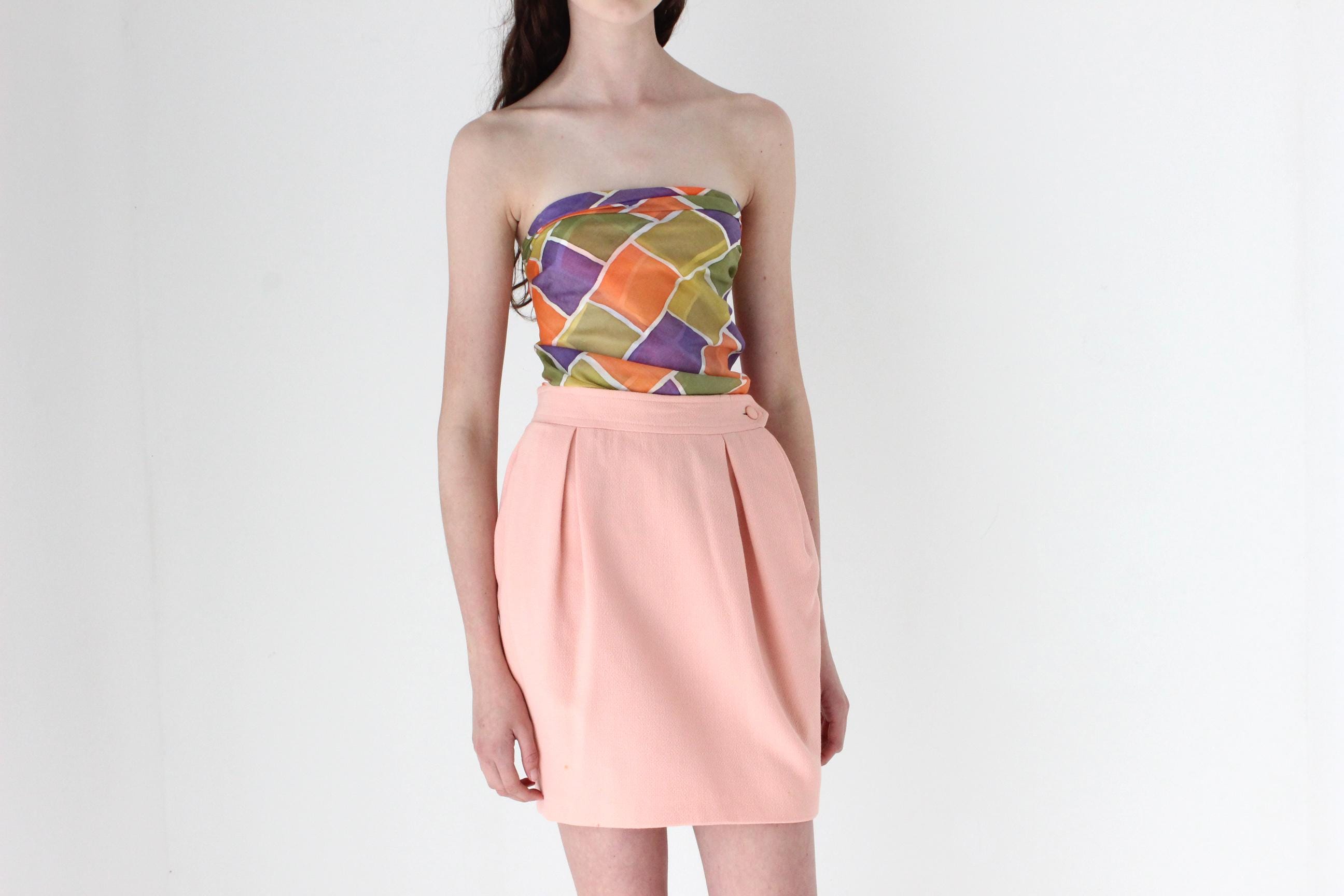 FRENCH COLLECTION 80s Christian Lacroix Mini Skirt