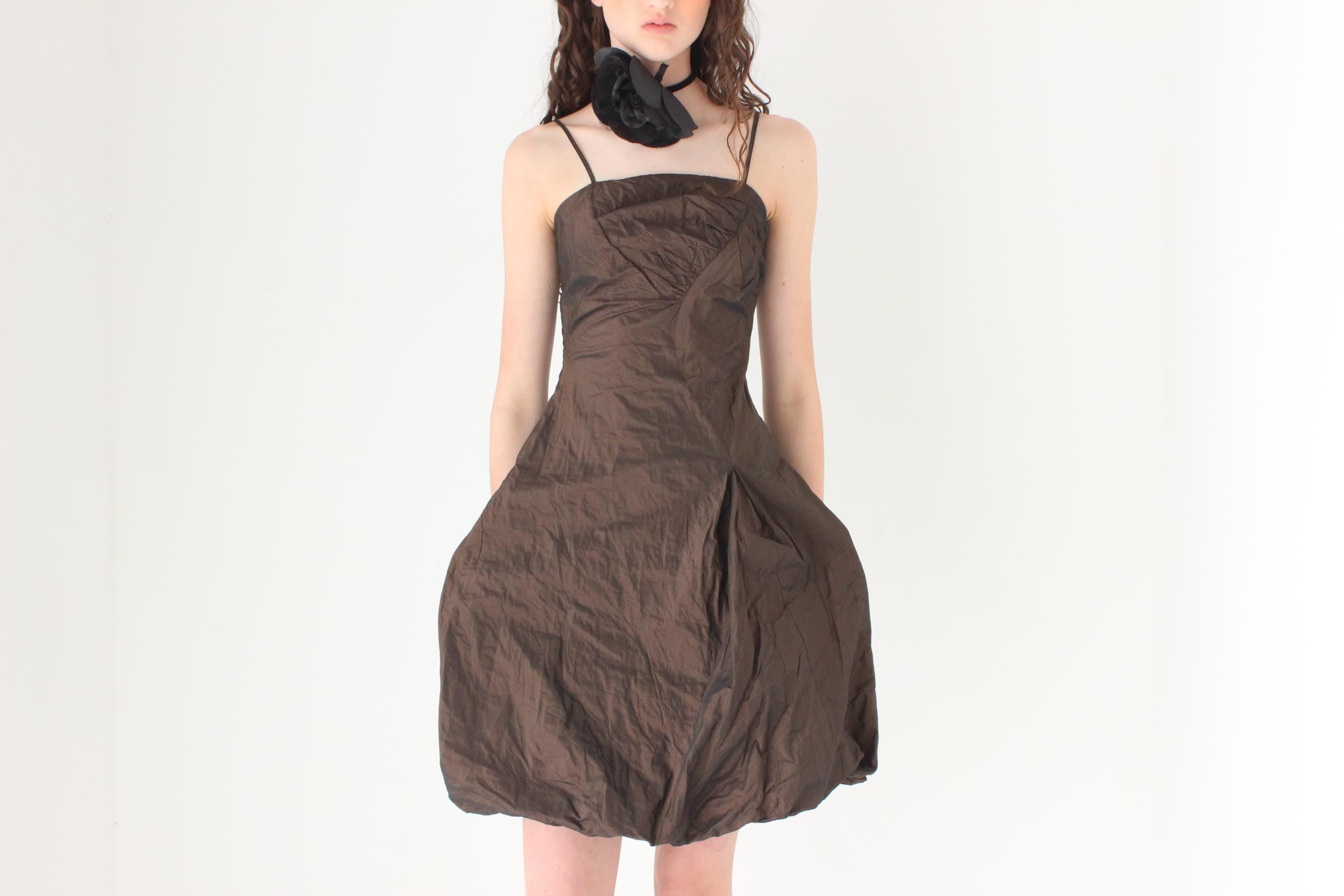 FRENCH COLLECTION Y2K Chocolate Metallic Bubble Mini