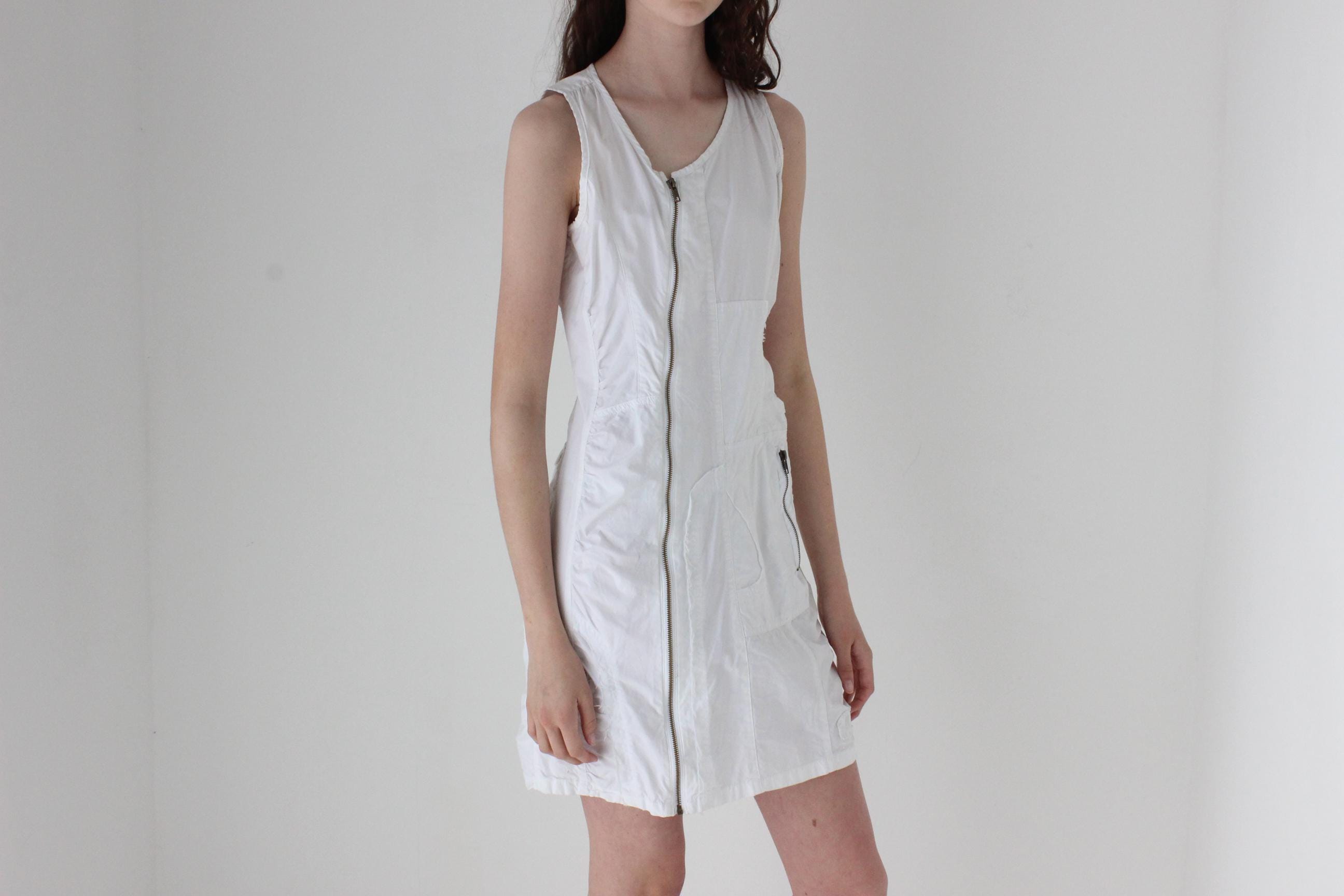 FRENCH COLLECTION Y2K Cotton Cargo Dress