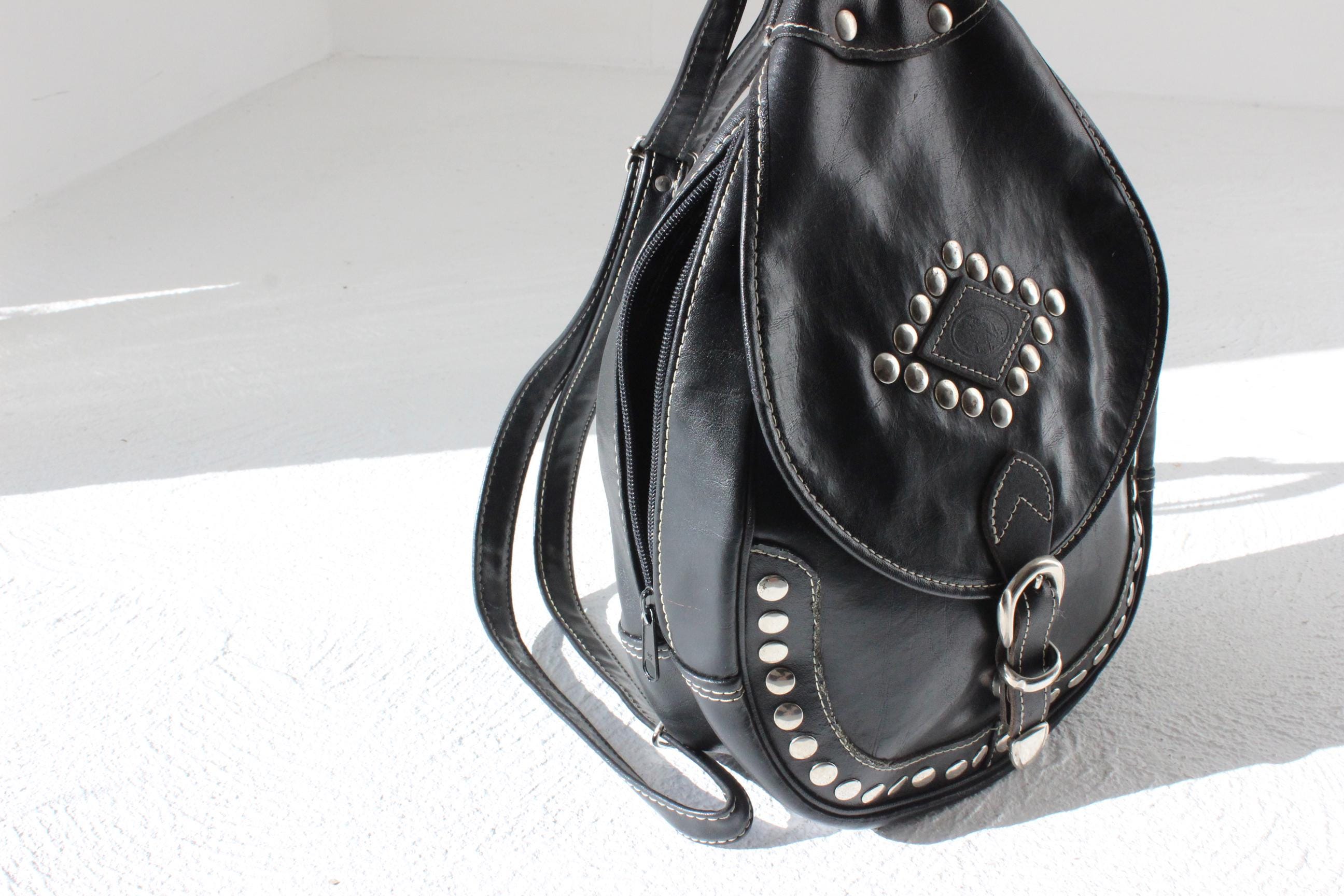 FRENCH COLLECTION 90s Studded Backpack