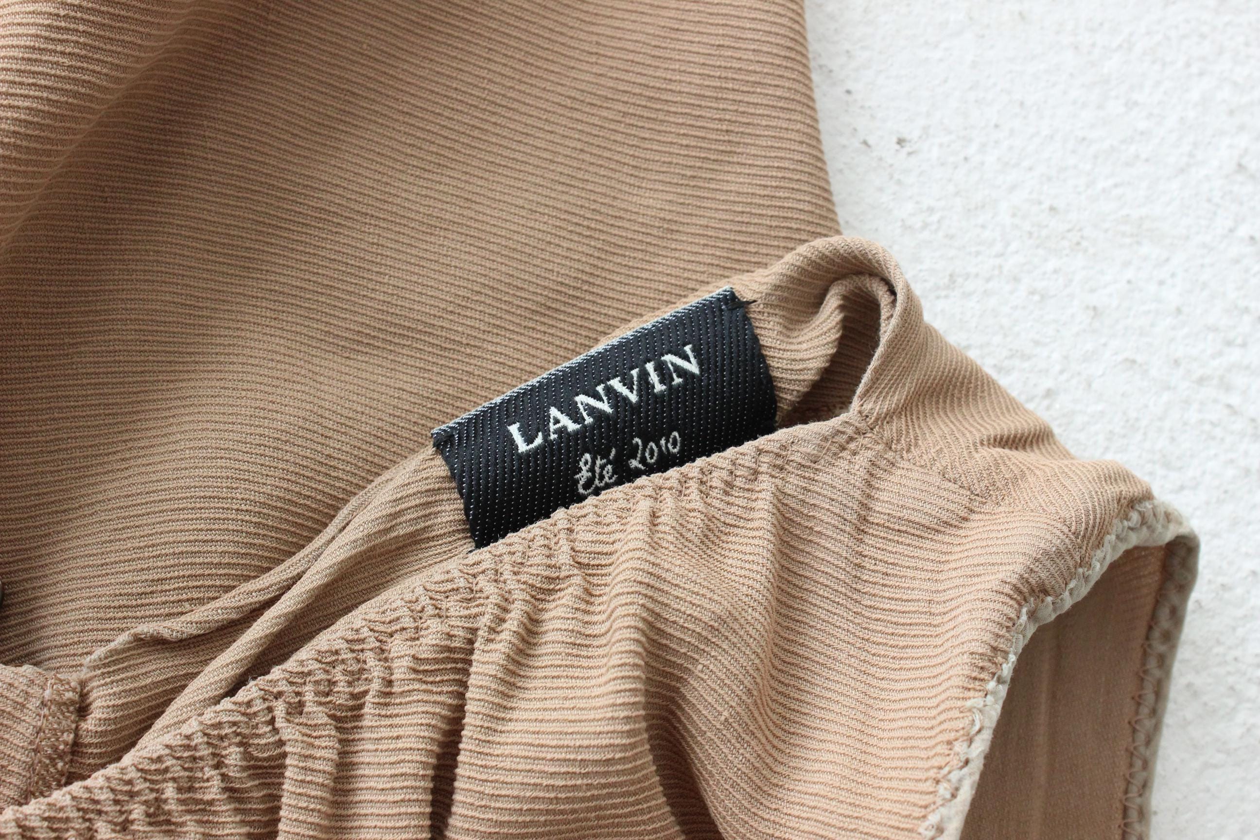 FRENCH COLLECTION 2010 LANVIN Paris Relaxed Dress