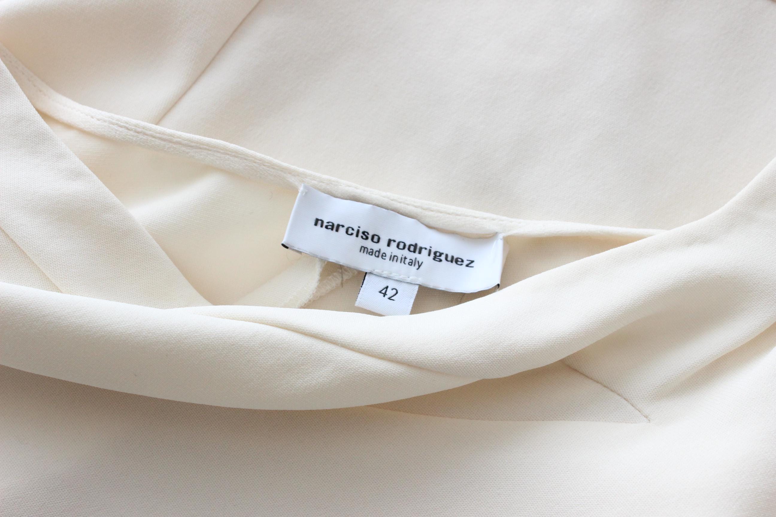 FRENCH COLLECTION 2000s Narcisco Rodriguez Asymmetric Twist Top