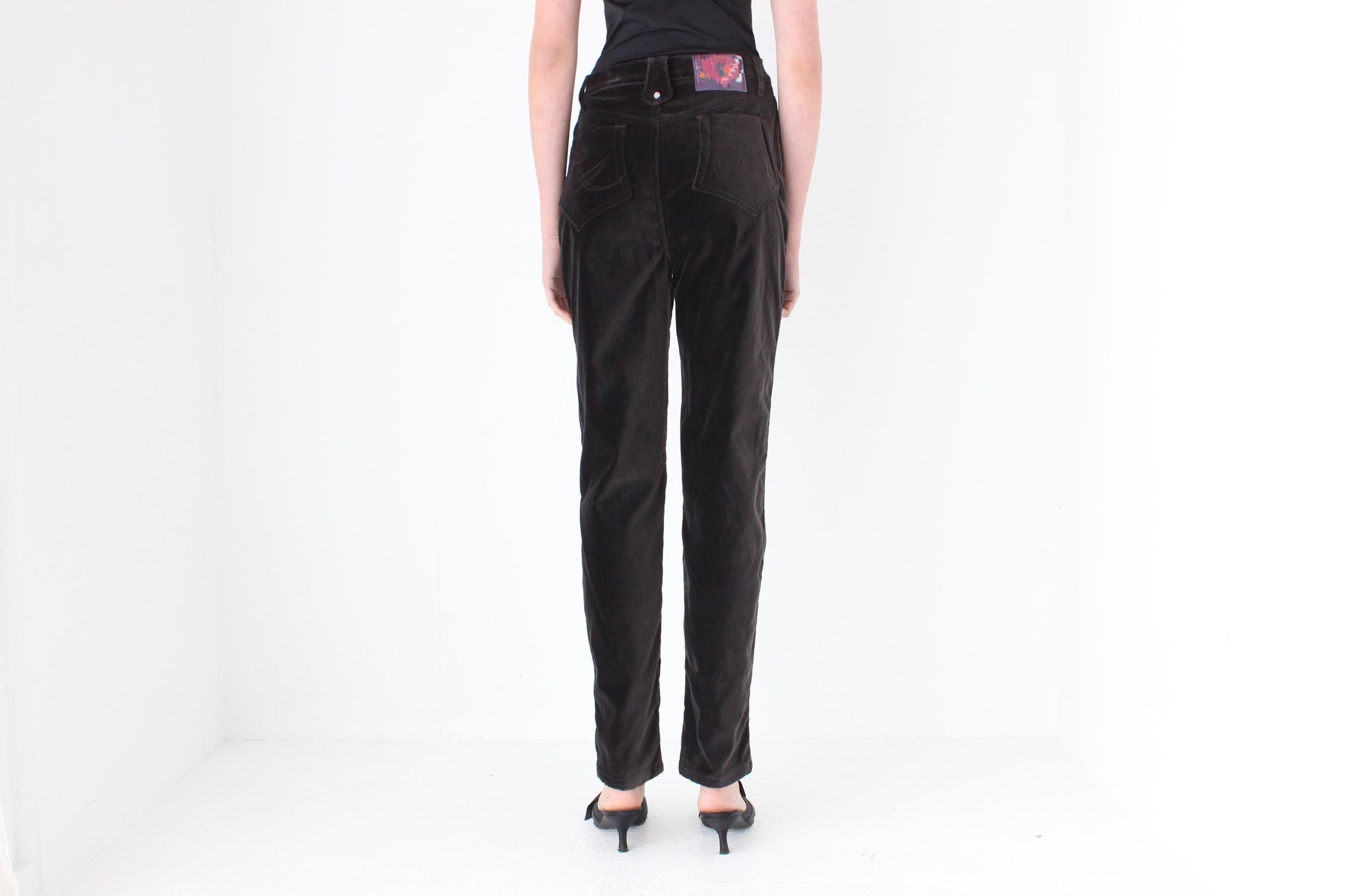 FRENCH COLLECTION 90s Christian Lacroix Velvet Jeans