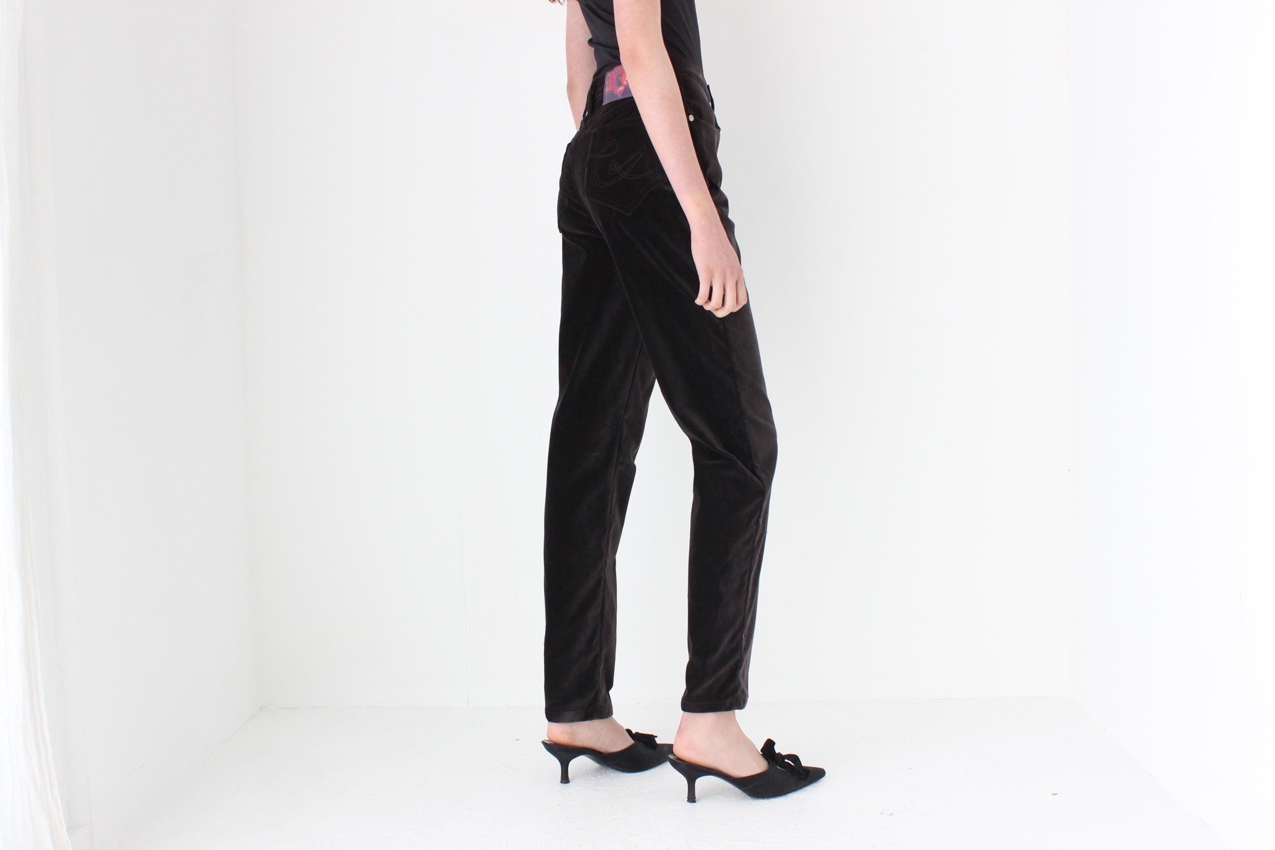 FRENCH COLLECTION 90s Christian Lacroix Velvet Jeans