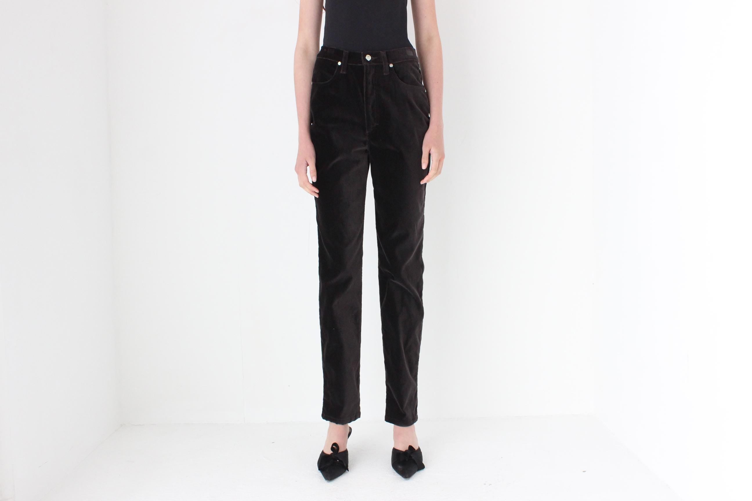 FRENCH COLLECTION 90s Christian Lacroix Velvet Jeans