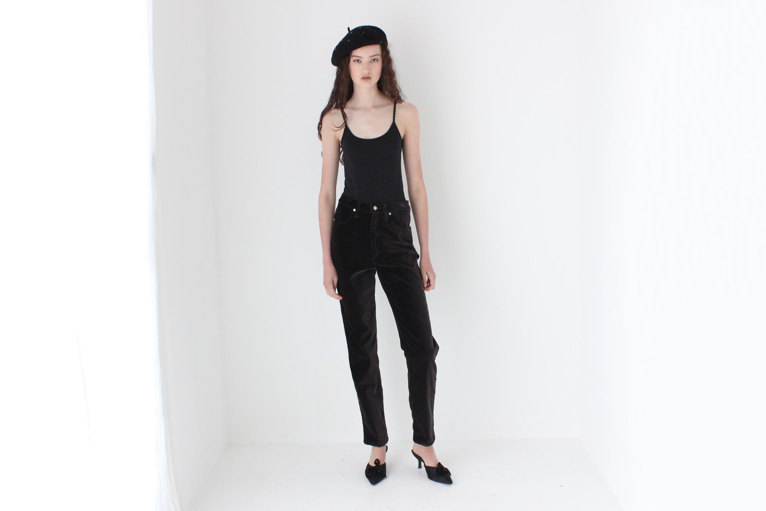 FRENCH COLLECTION 90s Christian Lacroix Velvet Jeans