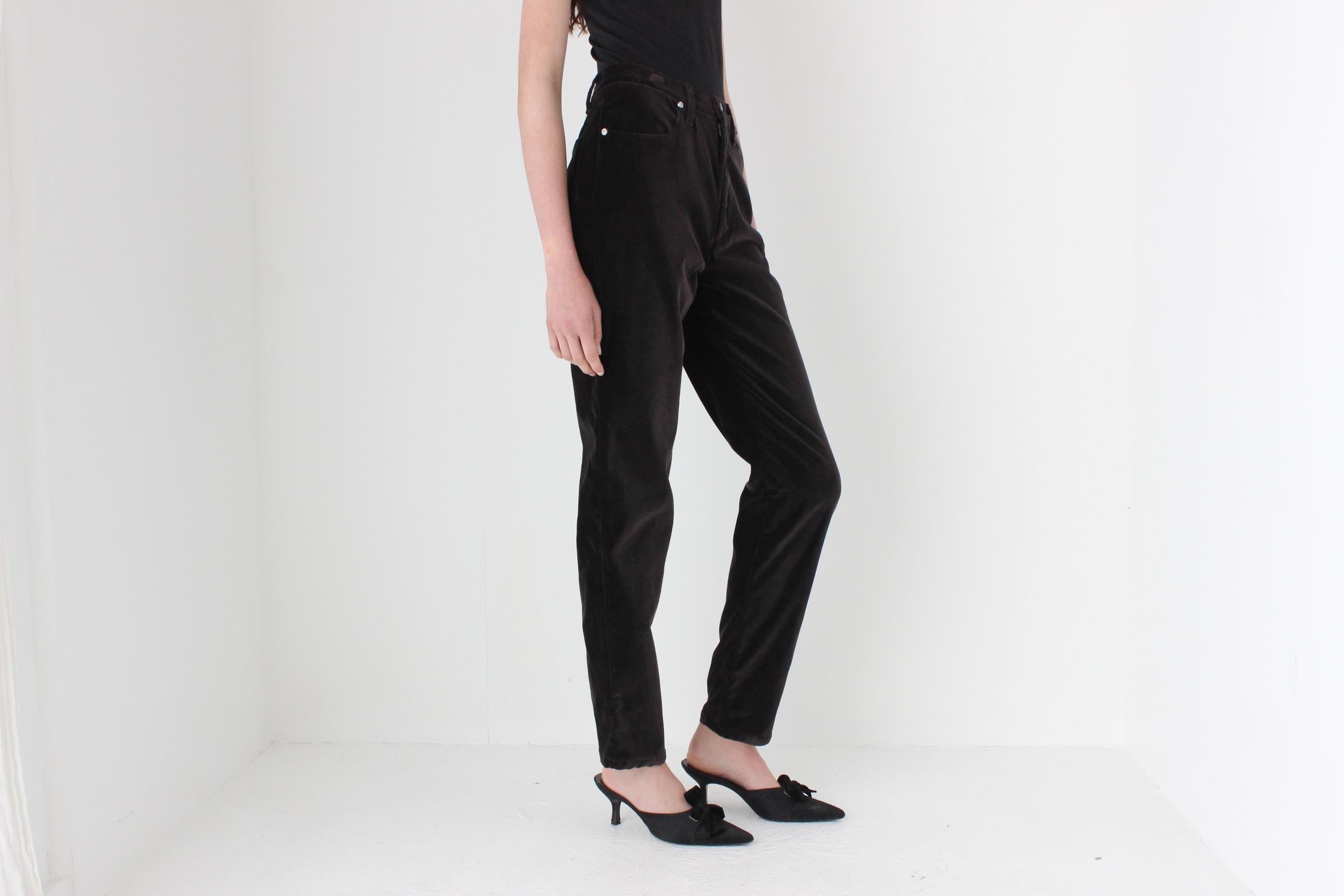 FRENCH COLLECTION 90s Christian Lacroix Velvet Jeans