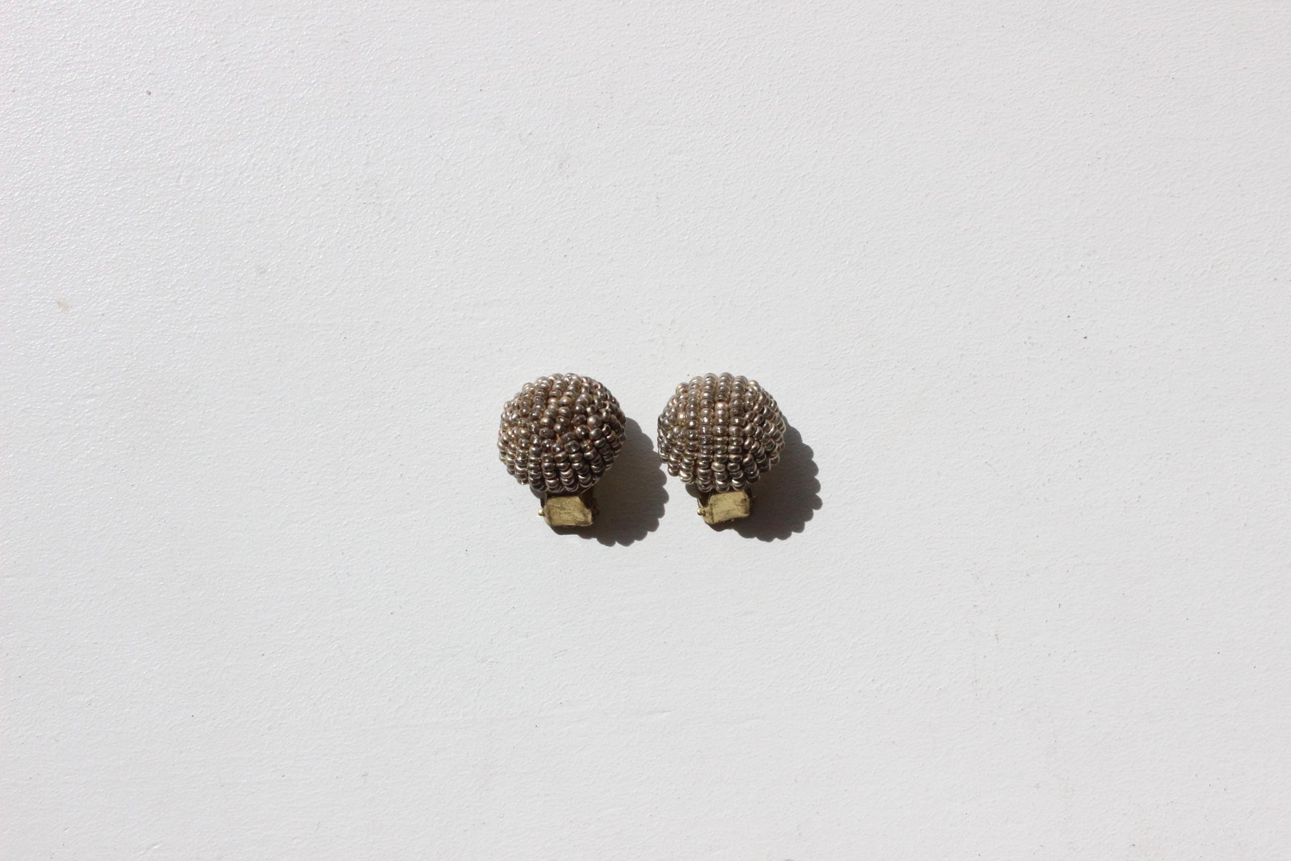 80s Dainty Beaded Clip Ons