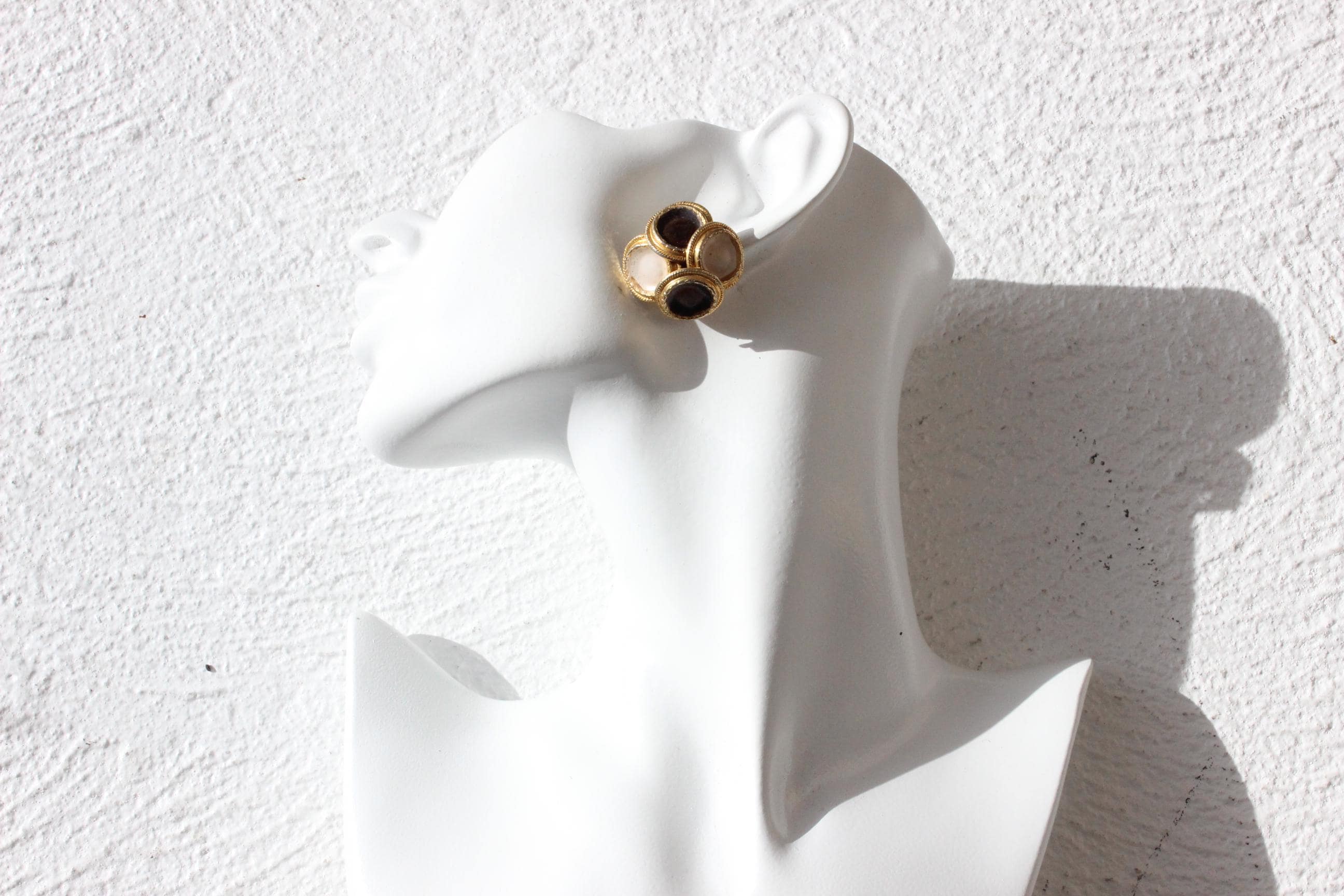 FRENCH COLLECTION 80s Baroque Clip On Earrings