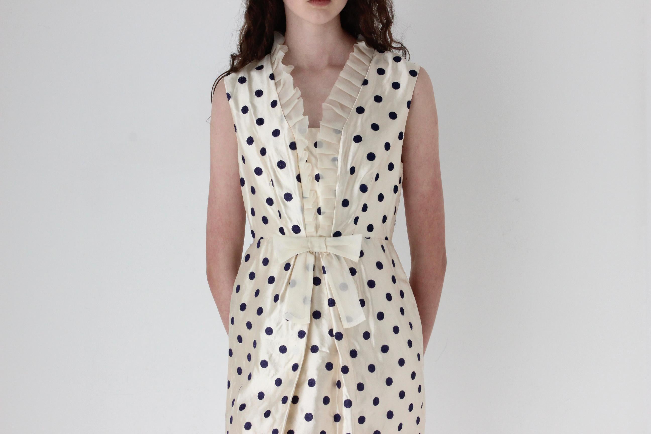 2000s Alannah Hill Pure Silk Polka Dot Mini