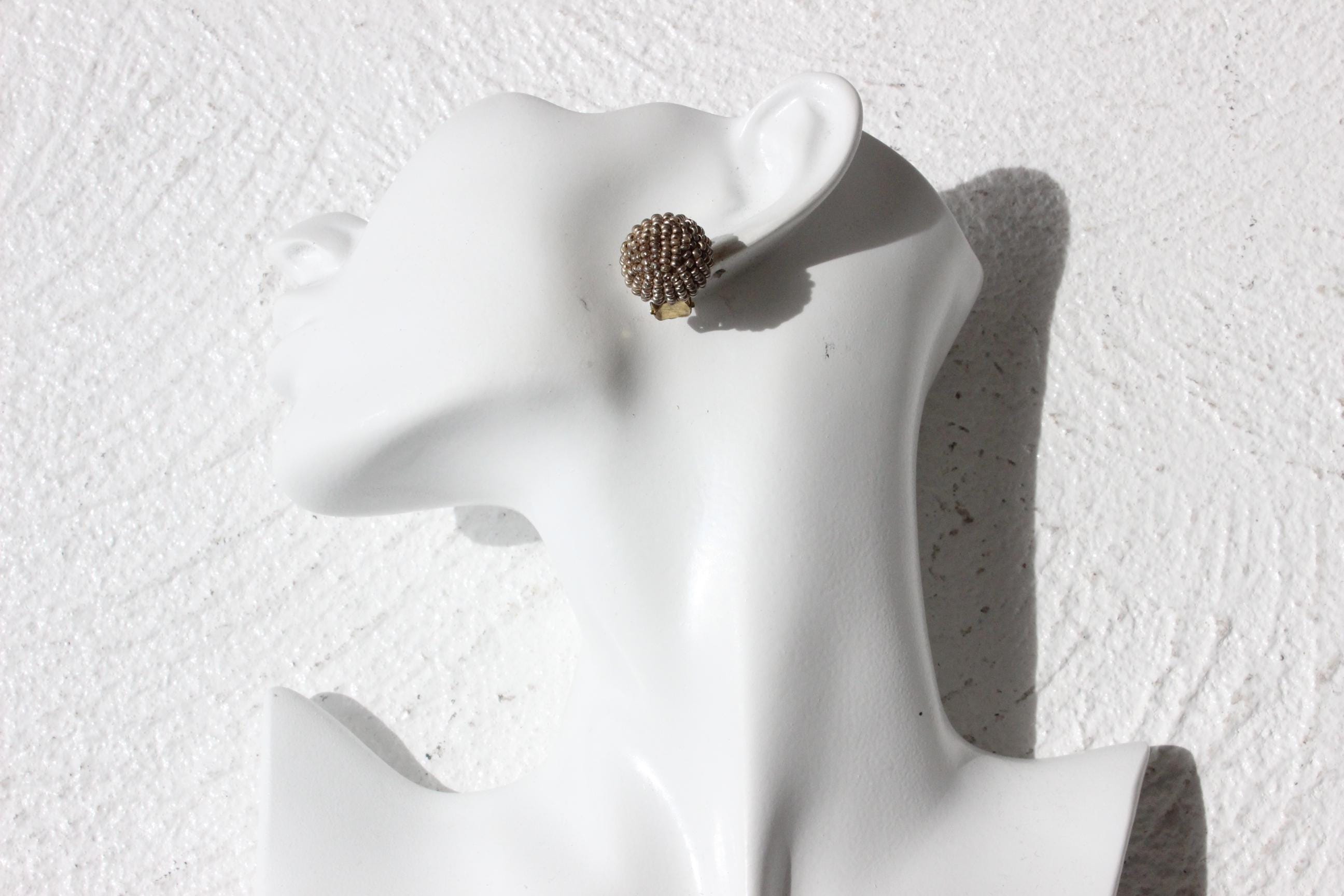 80s Dainty Beaded Clip Ons