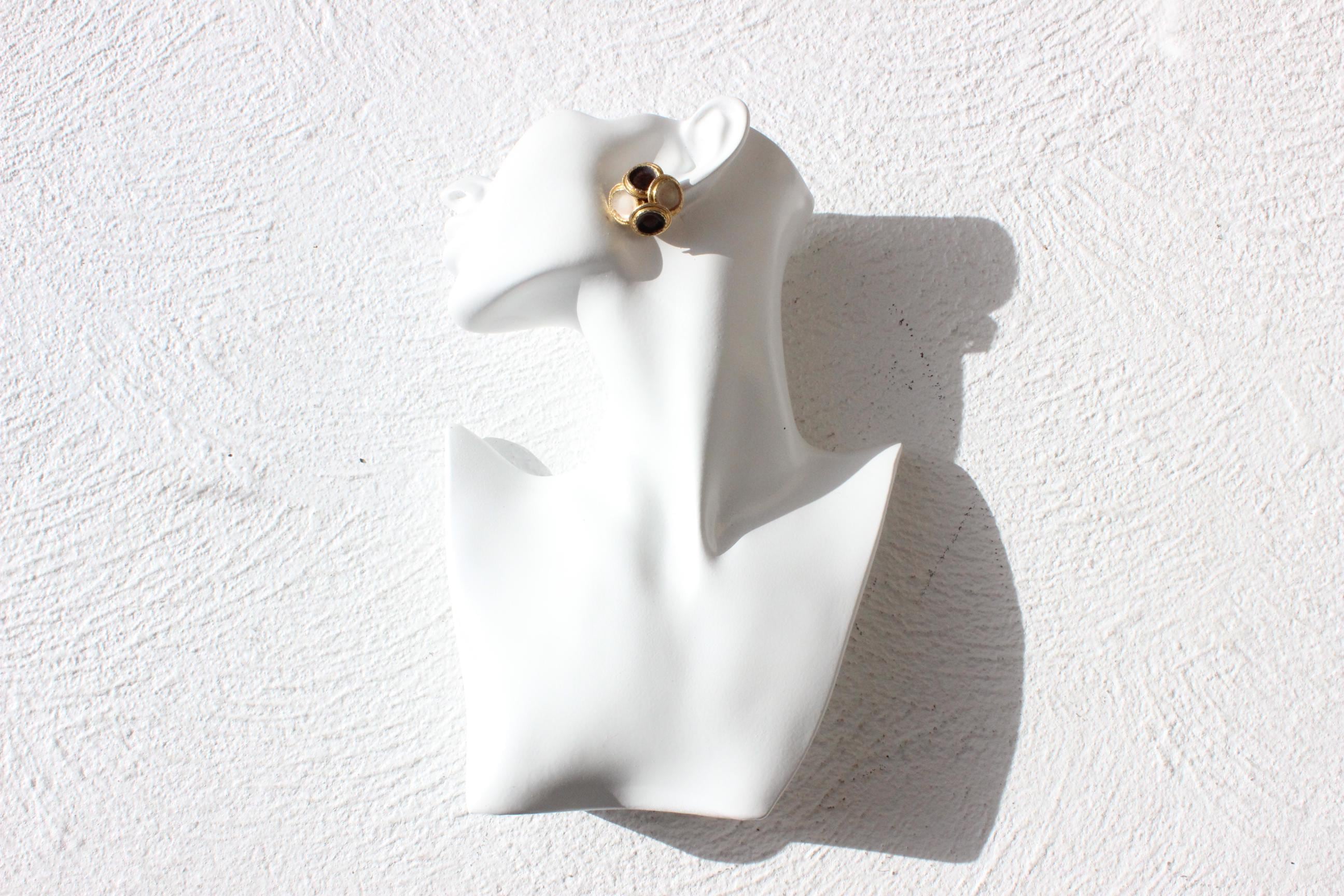 FRENCH COLLECTION 80s Baroque Clip On Earrings