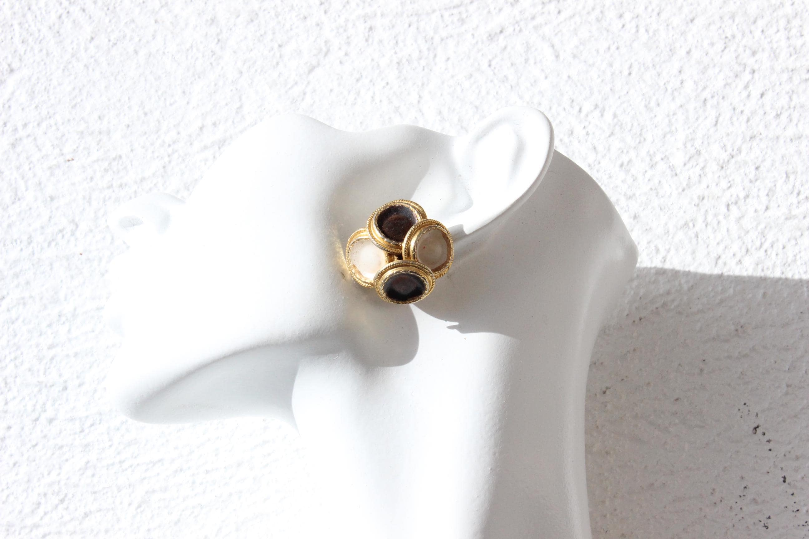 FRENCH COLLECTION 80s Baroque Clip On Earrings