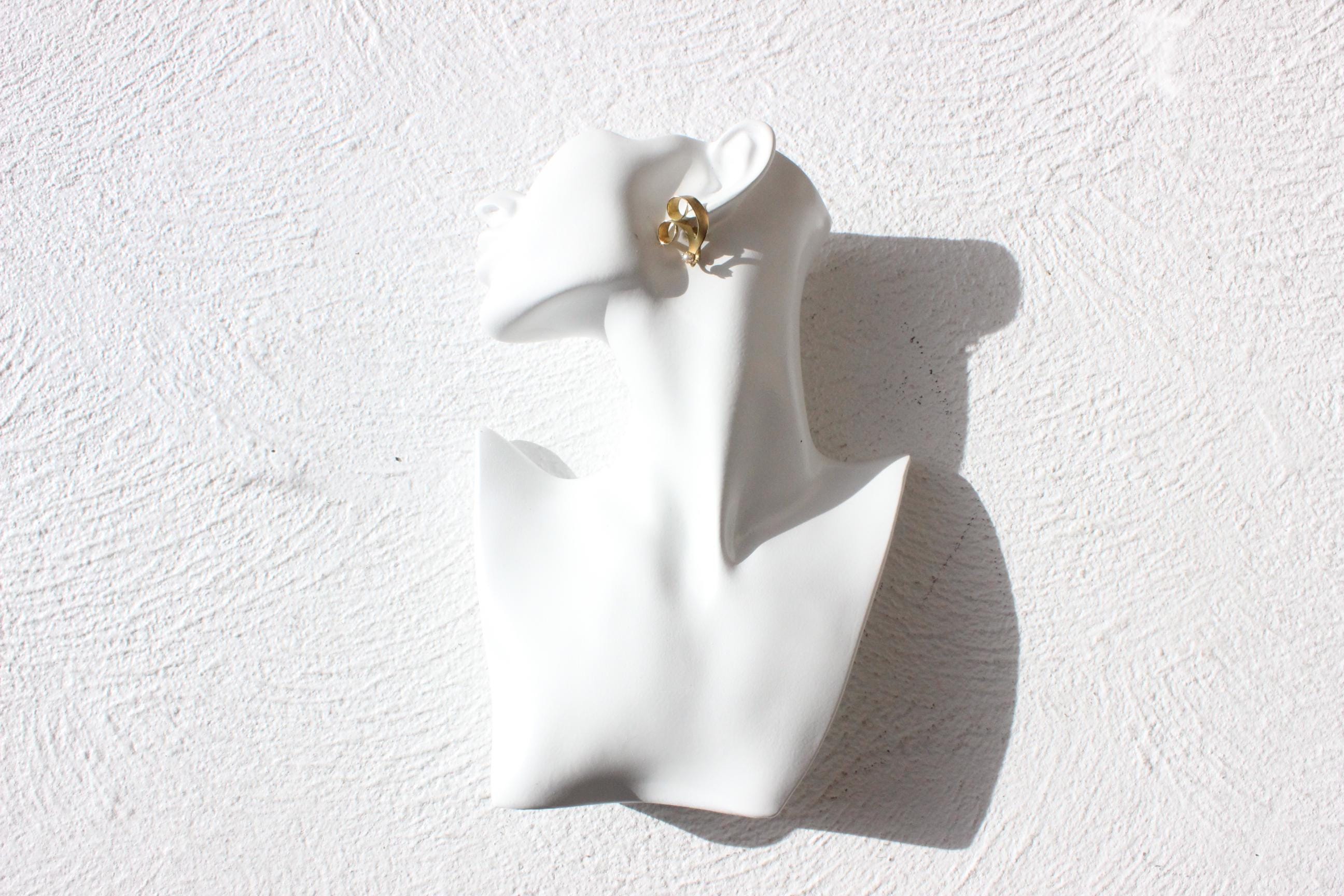 60s Baroque Gold Tone 'Curly' Clip Ons