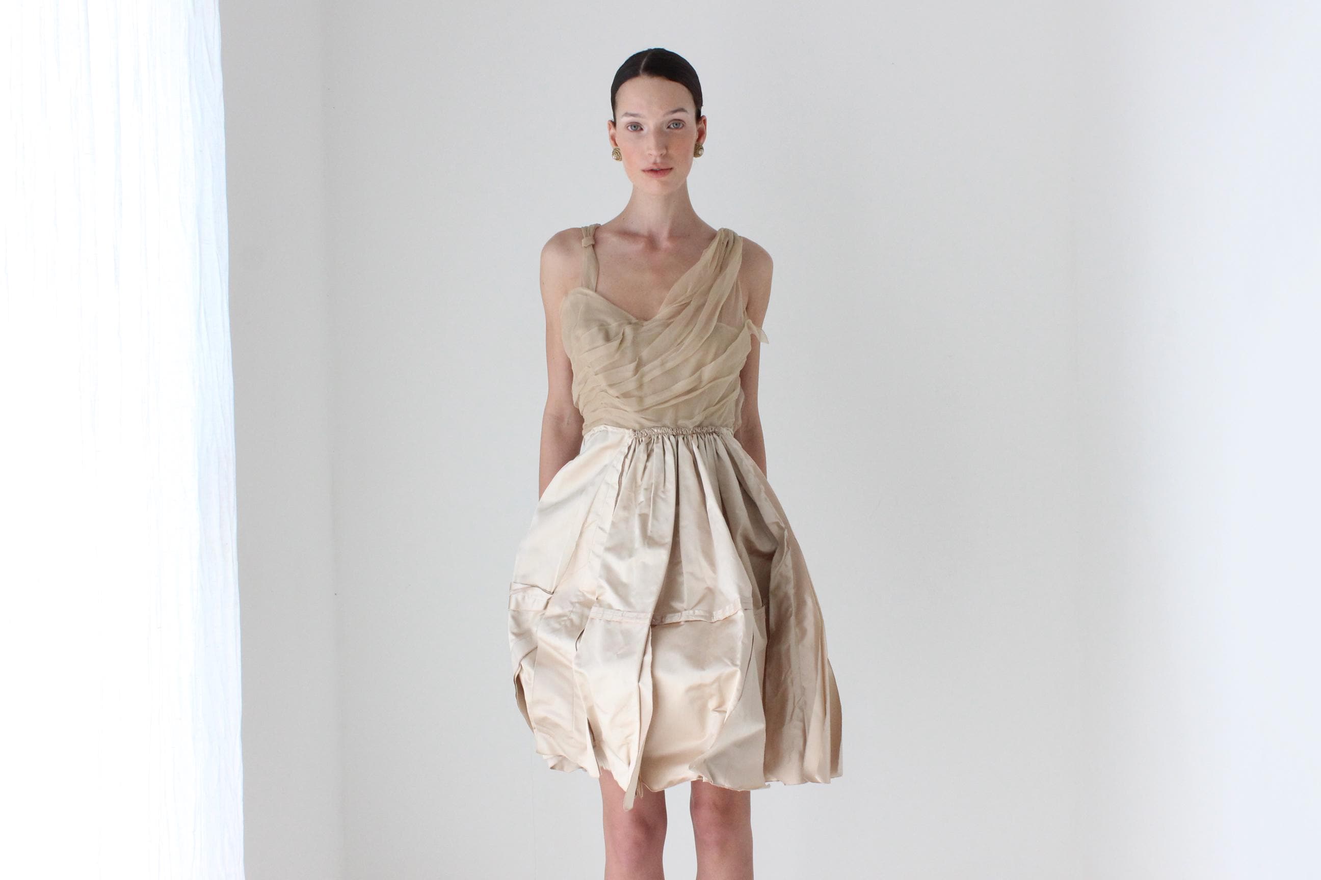 Otherworldly PRADA SS 2004 Archival Abstract Bubble Dress