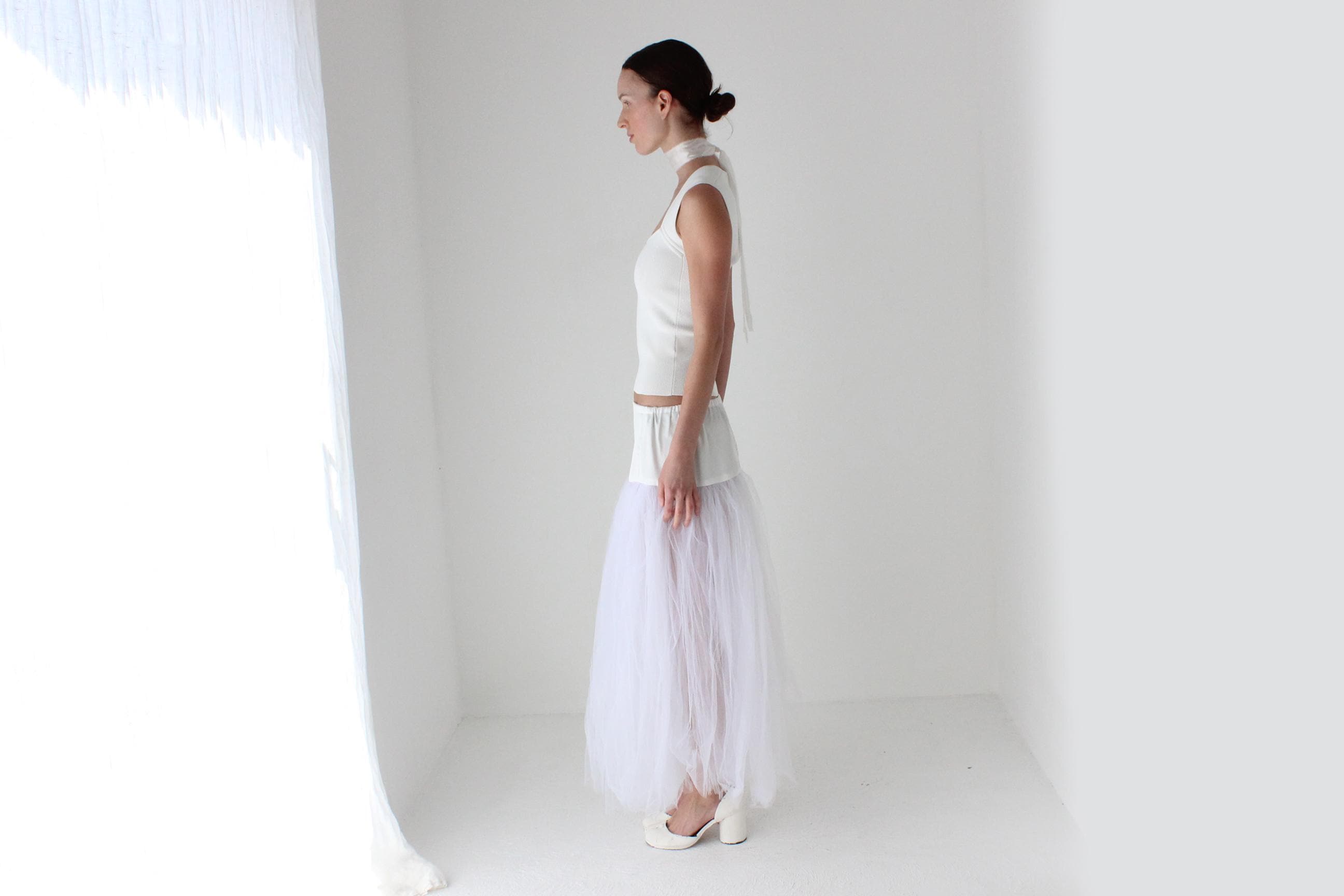 Fun 80s Tulle Panel Party Skirt