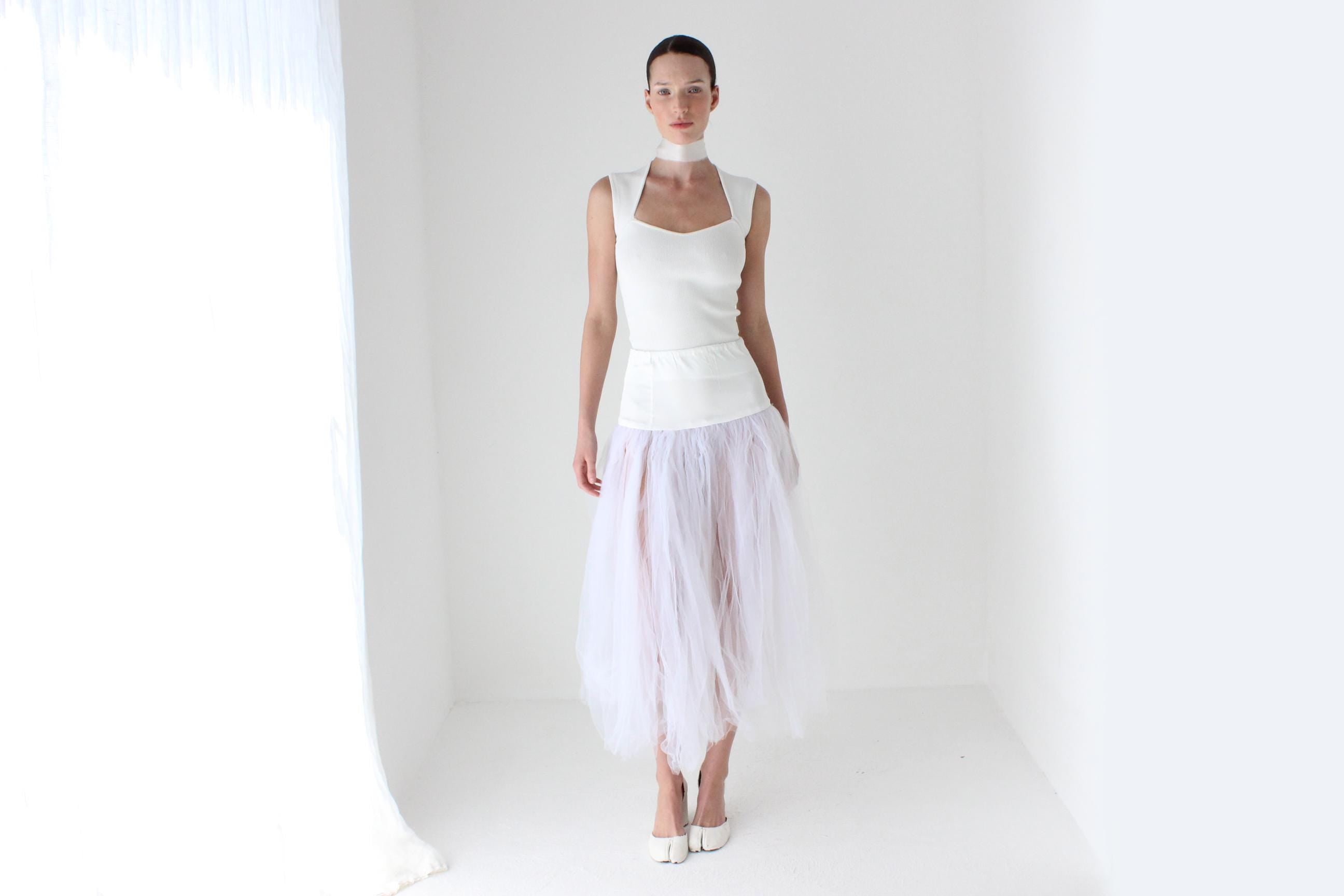 Fun 80s Tulle Panel Party Skirt