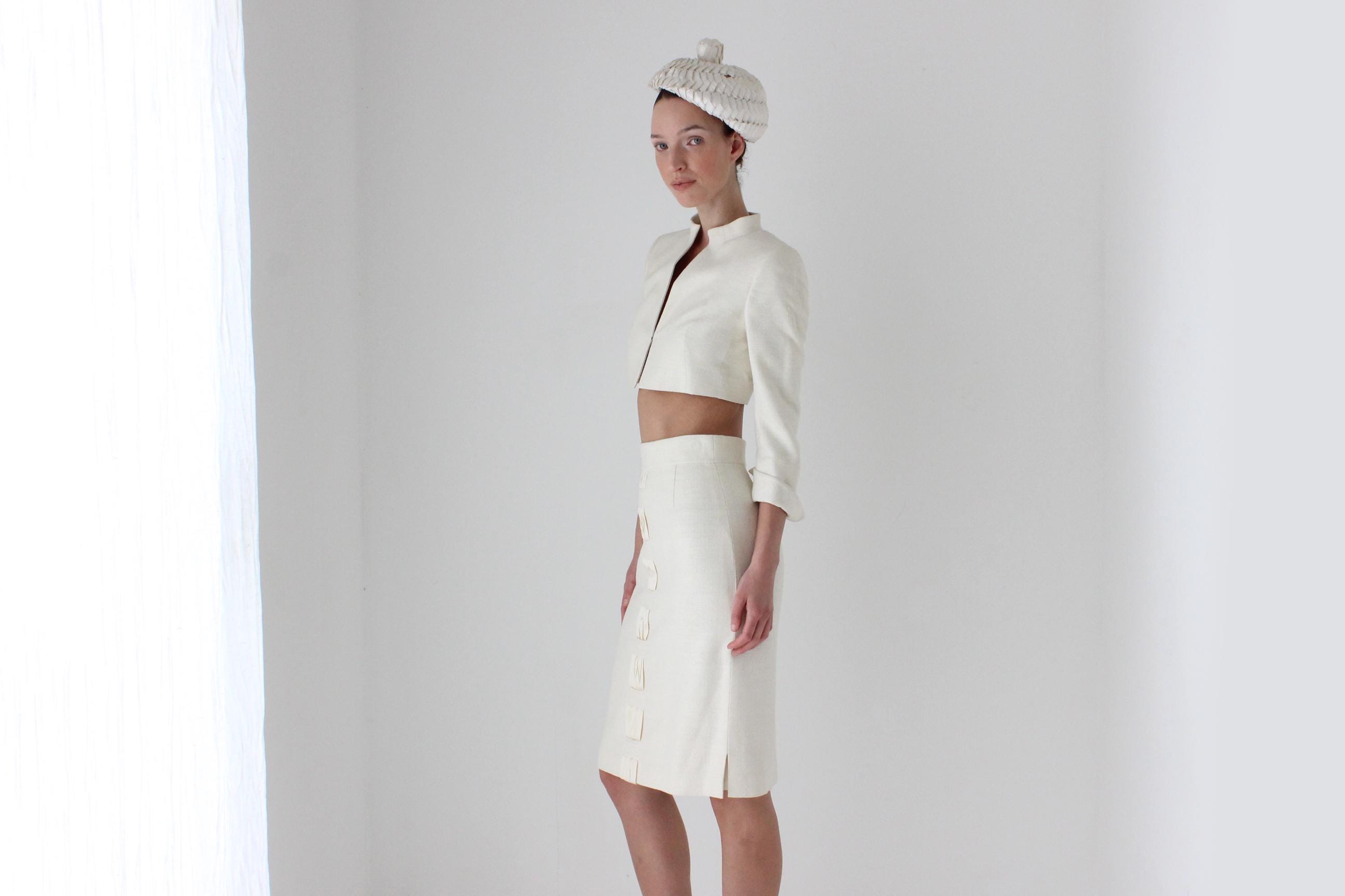 2000s AKRIS Woven Silk Luxury Courthouse Suit