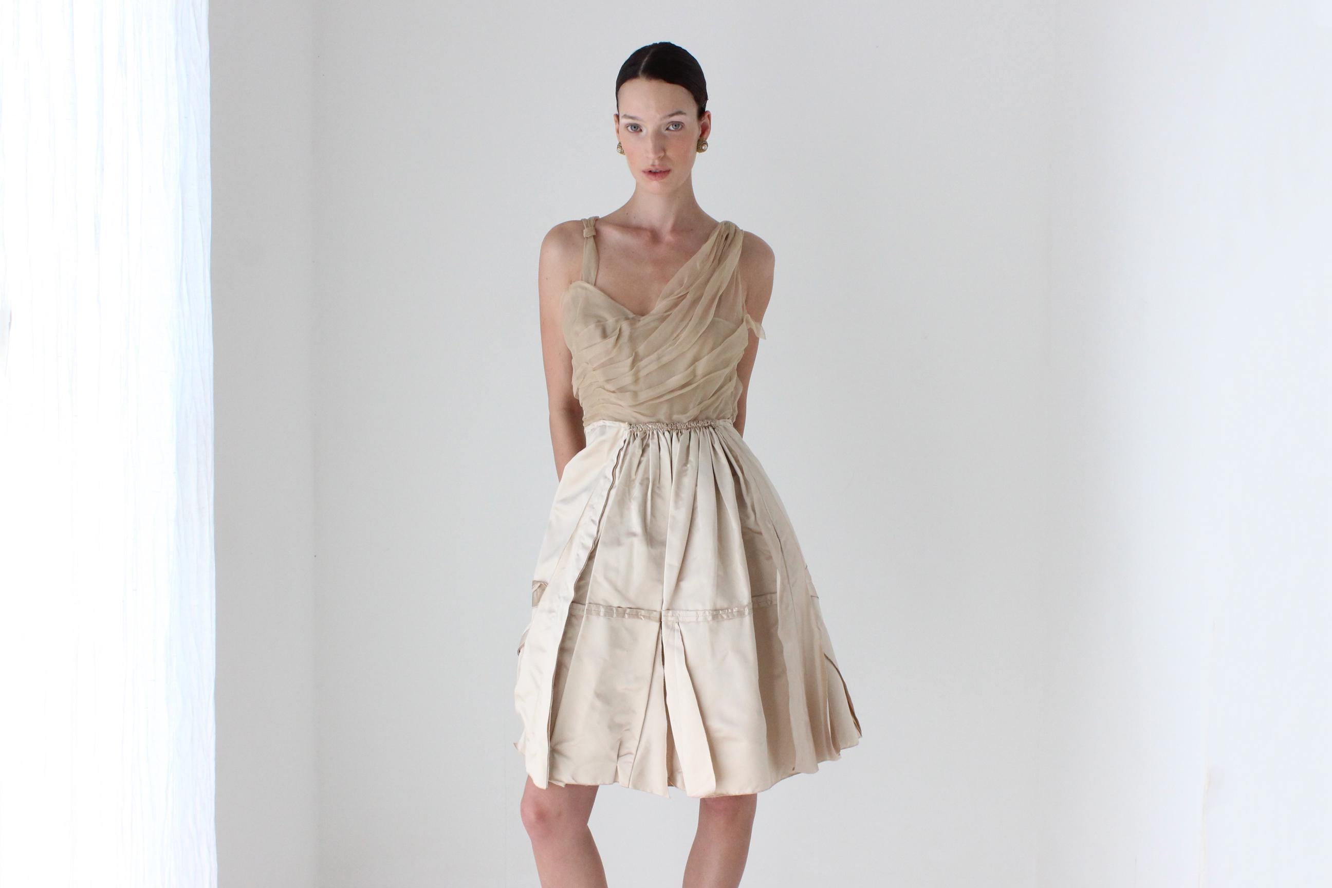 Otherworldly PRADA SS 2004 Archival Abstract Bubble Dress
