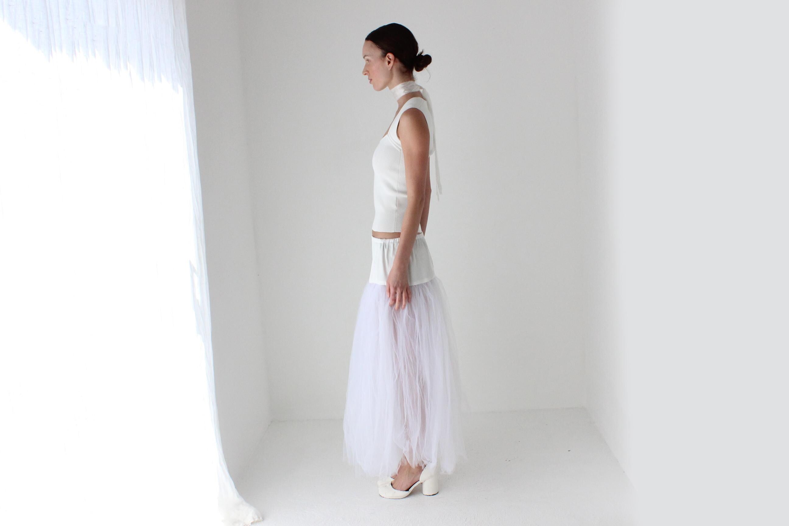 2000s Solid Stretch Knit Tank