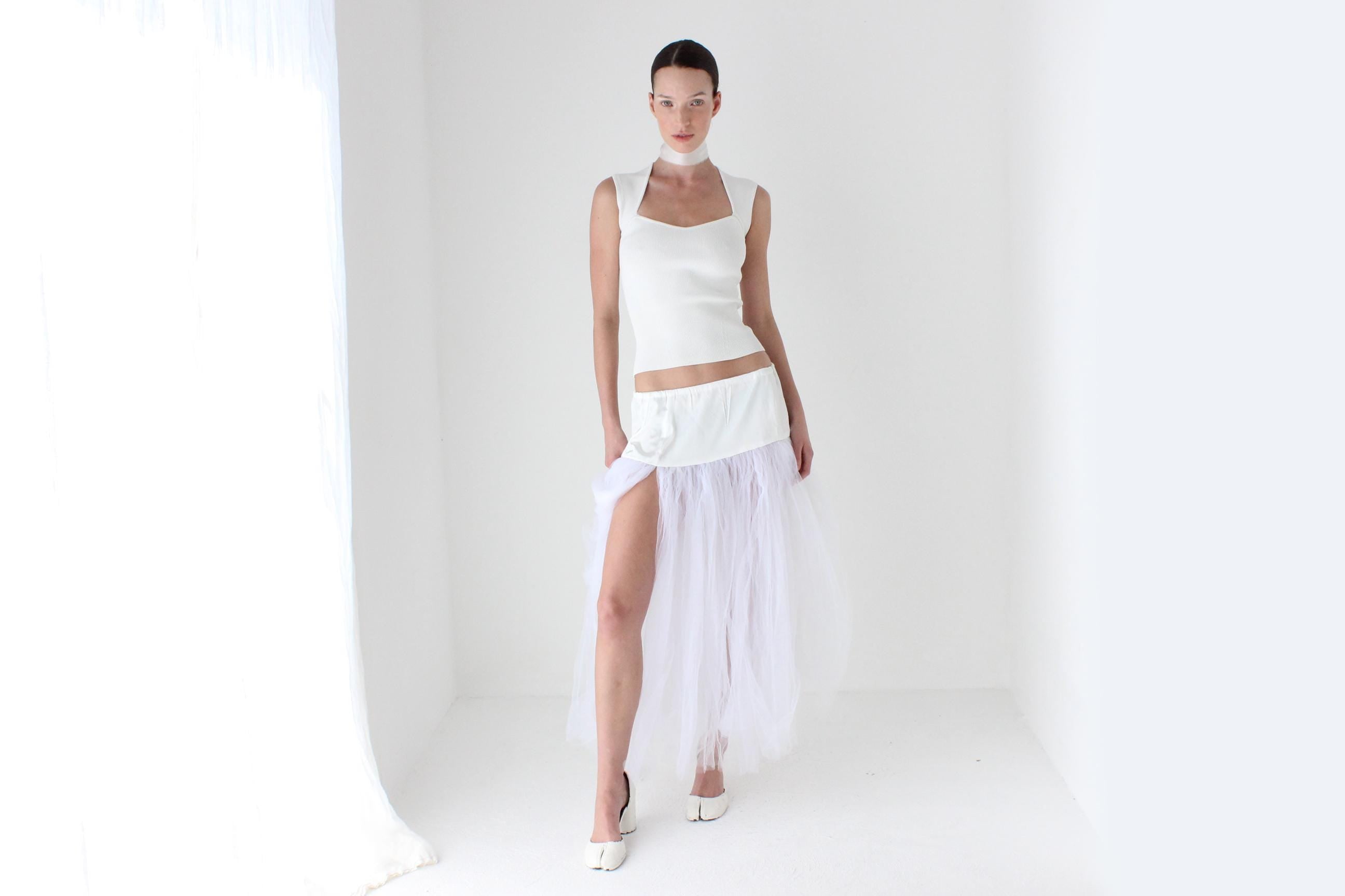 Fun 80s Tulle Panel Party Skirt