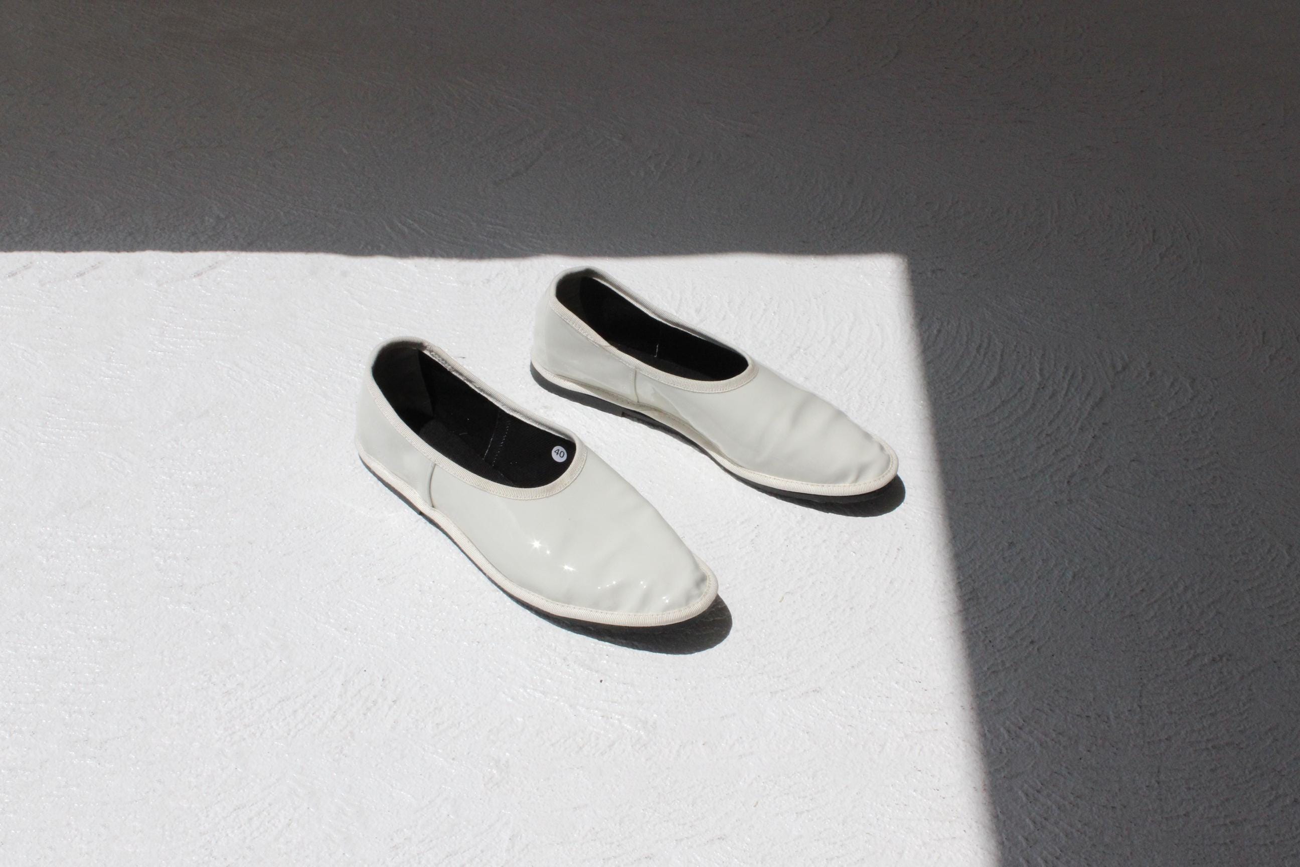 Italian Made Ilio Smeraldo Patent Leather Ballet Flats - Euro 40