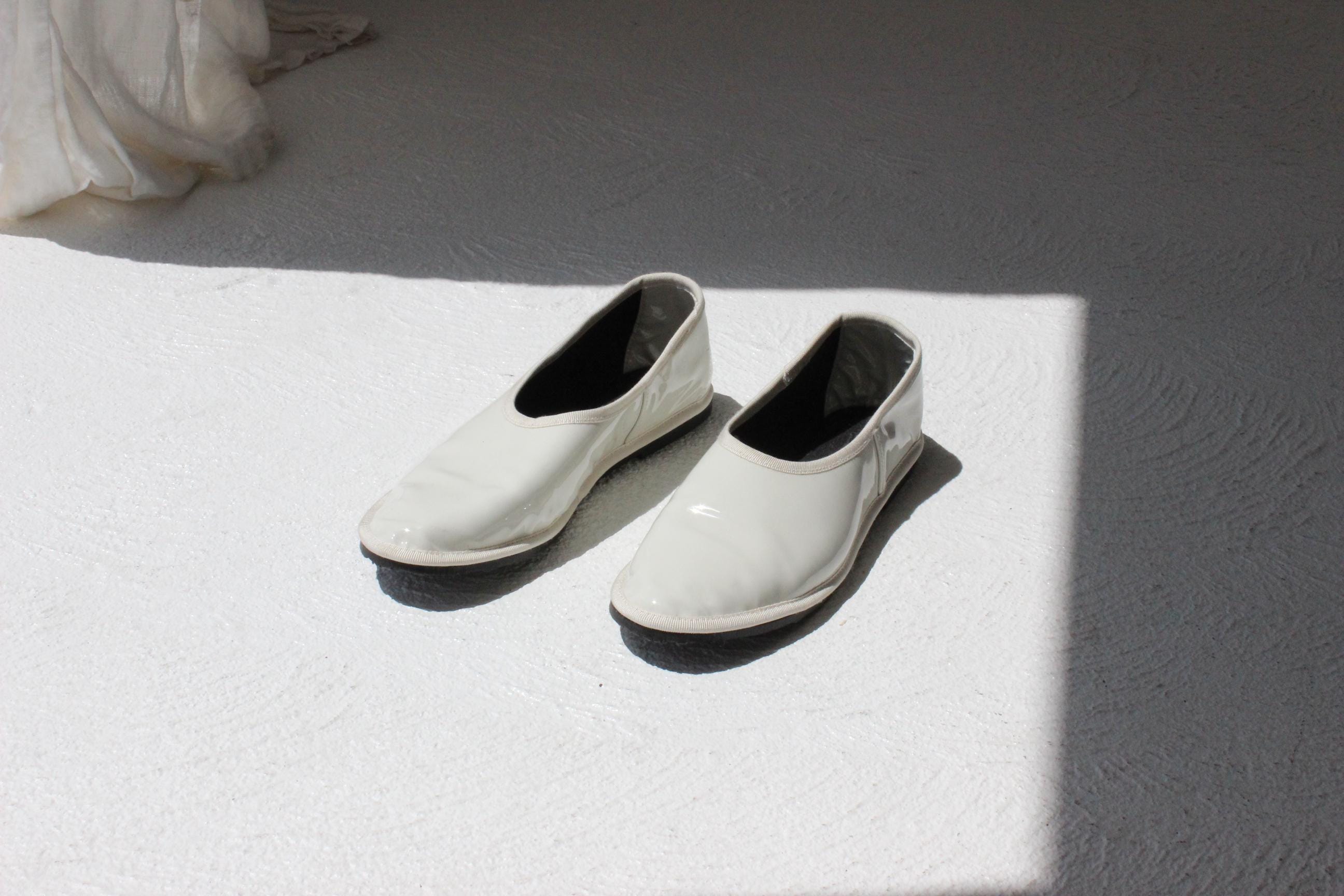 Italian Made Ilio Smeraldo Patent Leather Ballet Flats - Euro 40