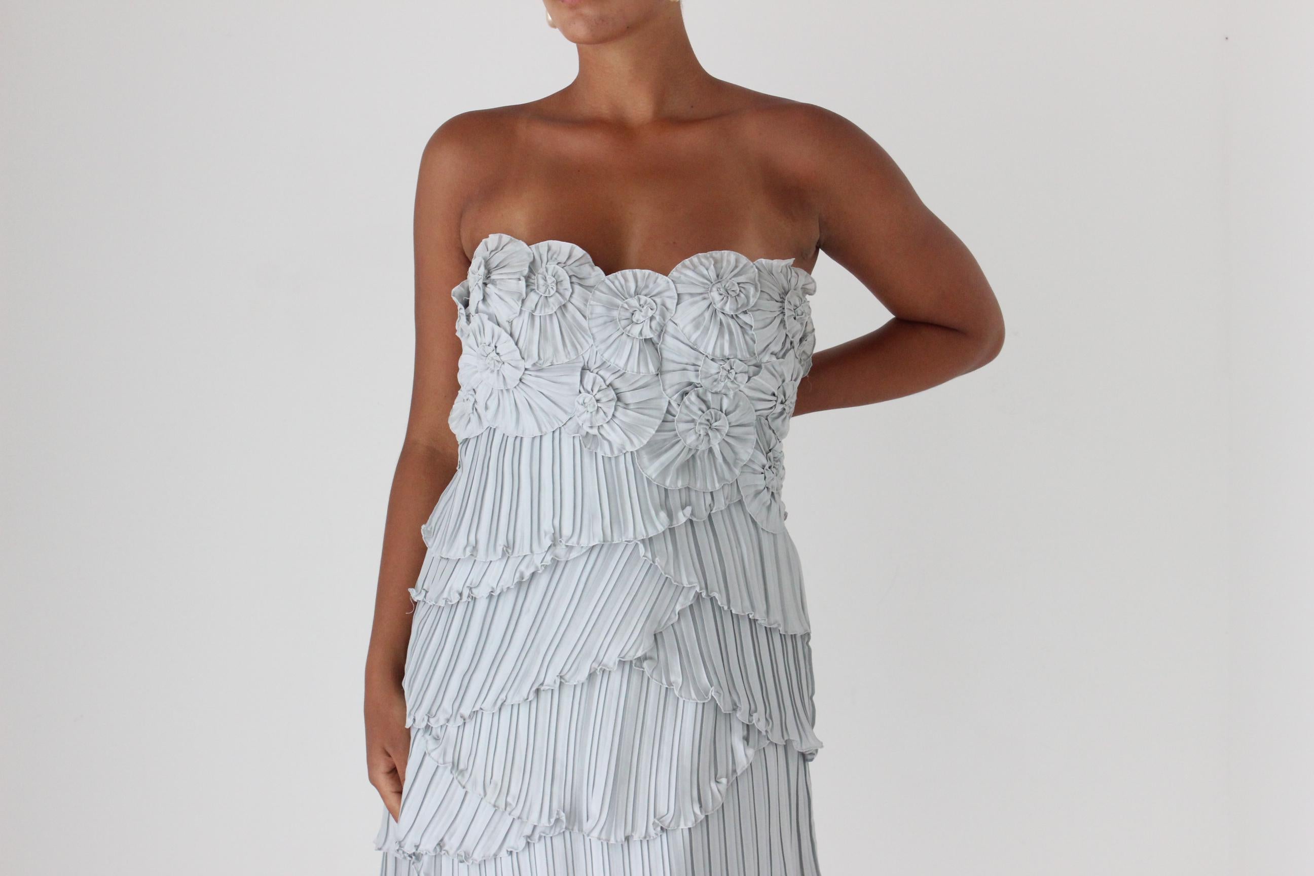 Y2K Pinwheel Pleated Mini
