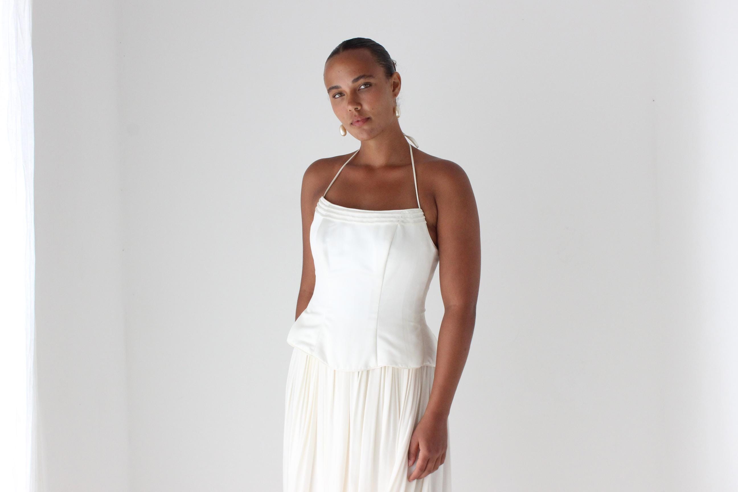 1997 Ivory Satin Corset