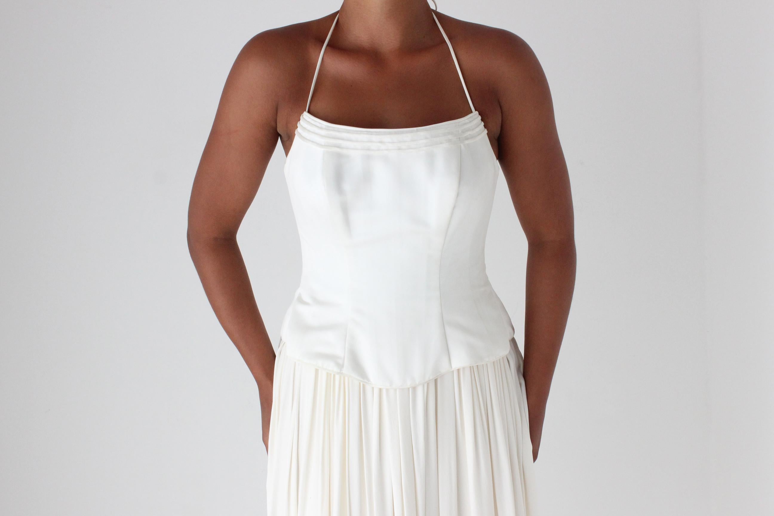 1997 Ivory Satin Corset