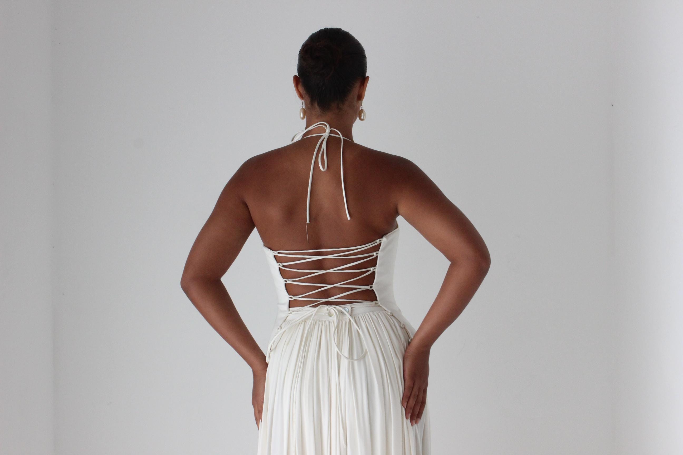 1997 Ivory Satin Corset