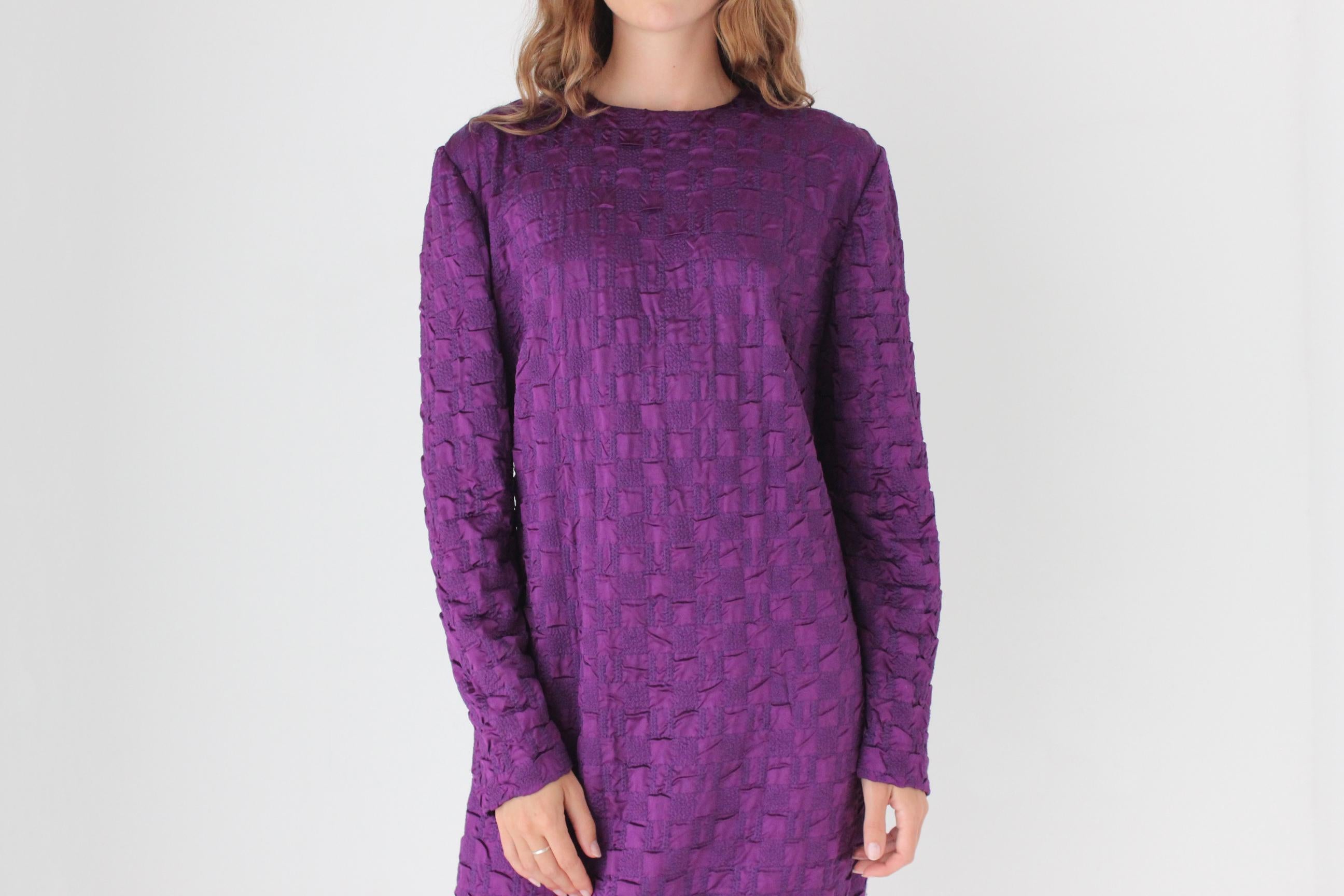 80s Textural Issey Vibe Dress
