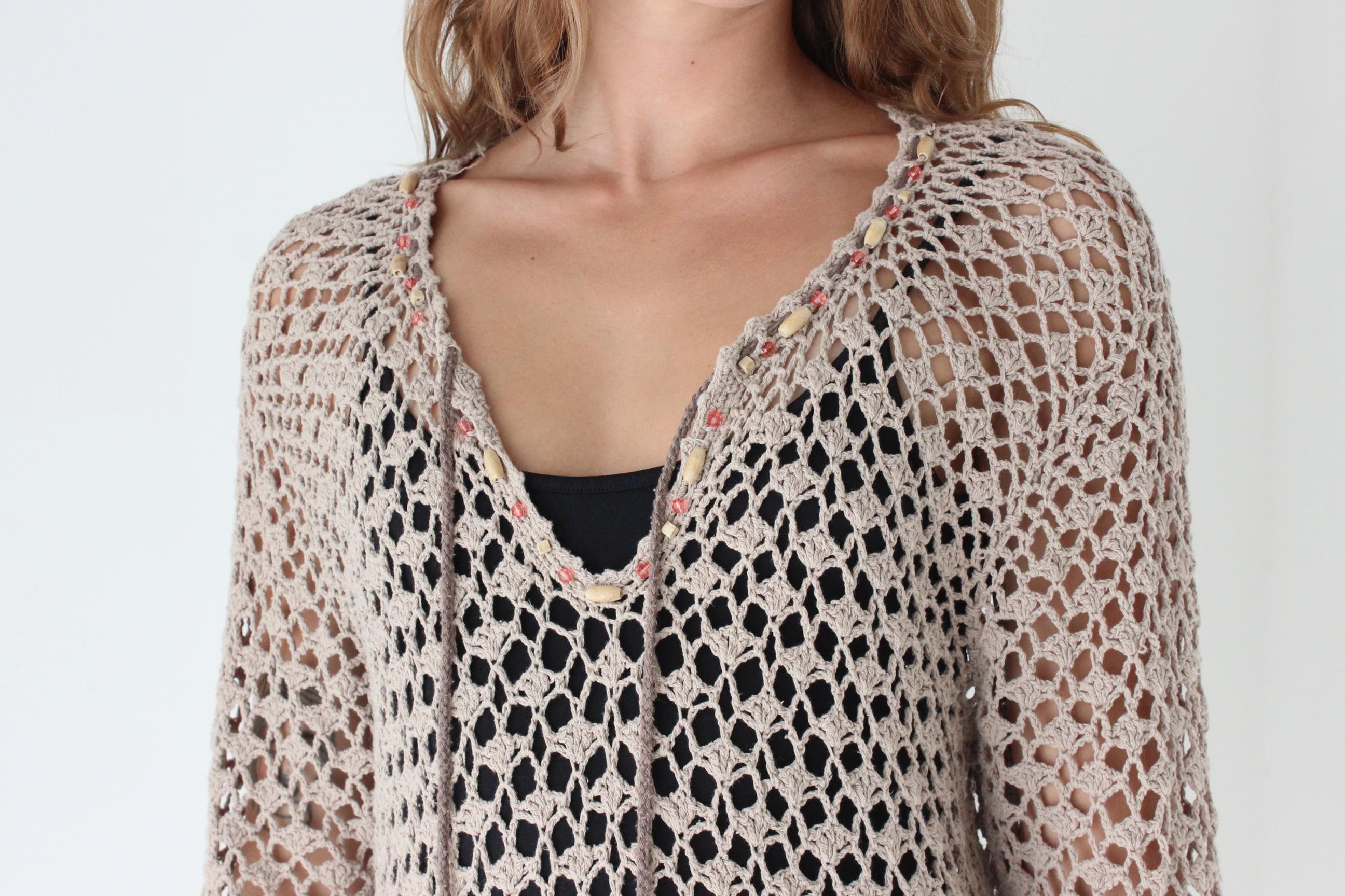 90s Cotton Crochet Mini