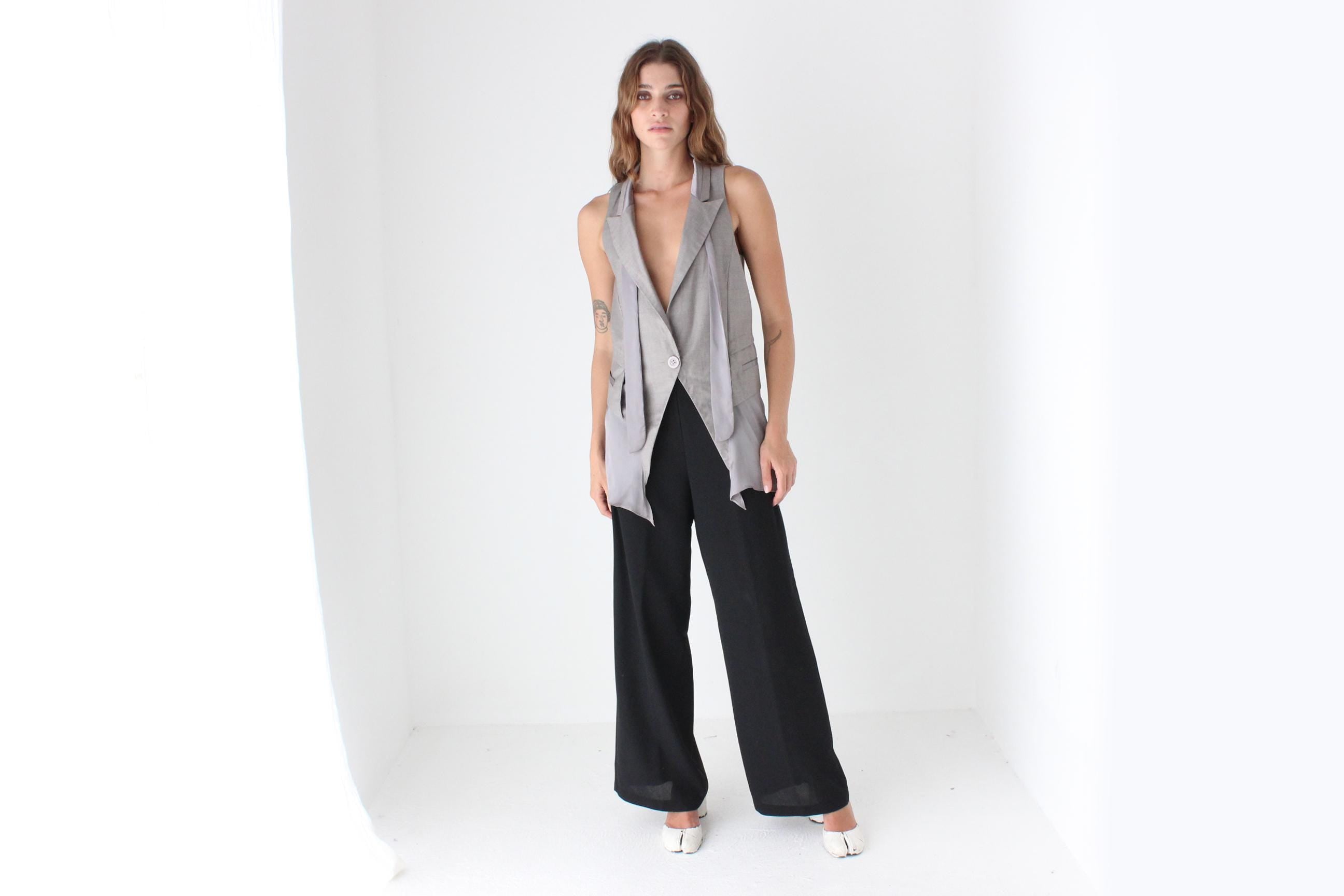 Y2K Sexy Waistcoat Top