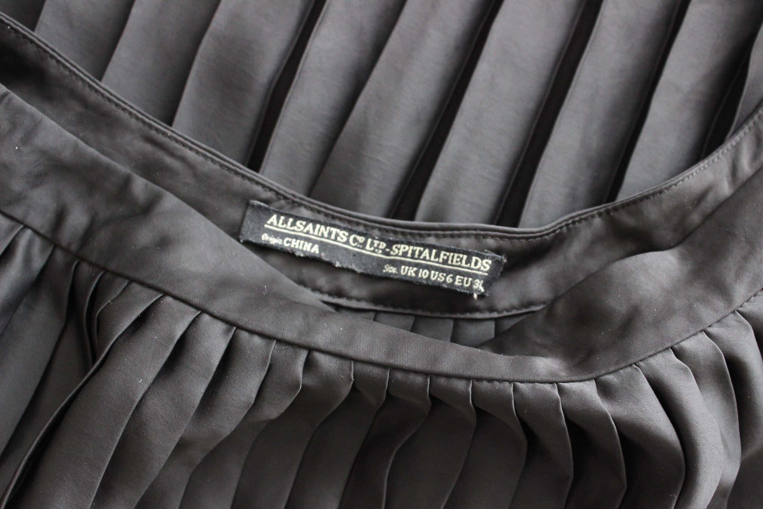 2000s Pleated One Shoulder Top or Mini
