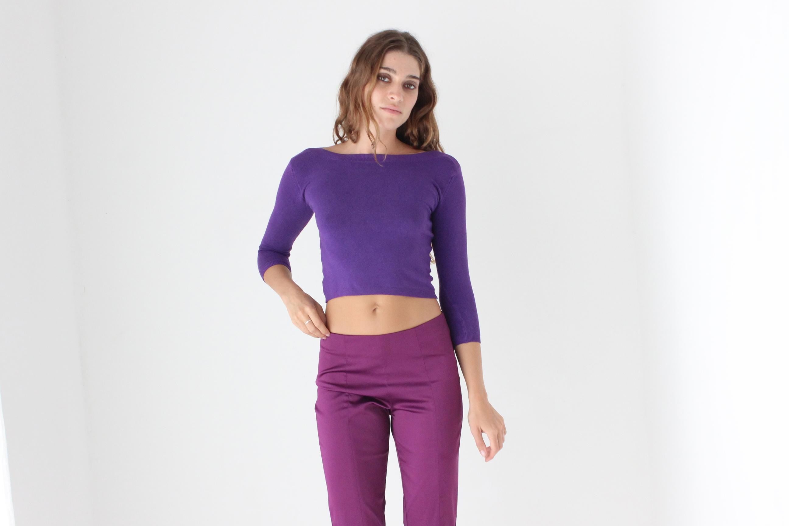 90s Dotti Soft Stretch Cropped Knit