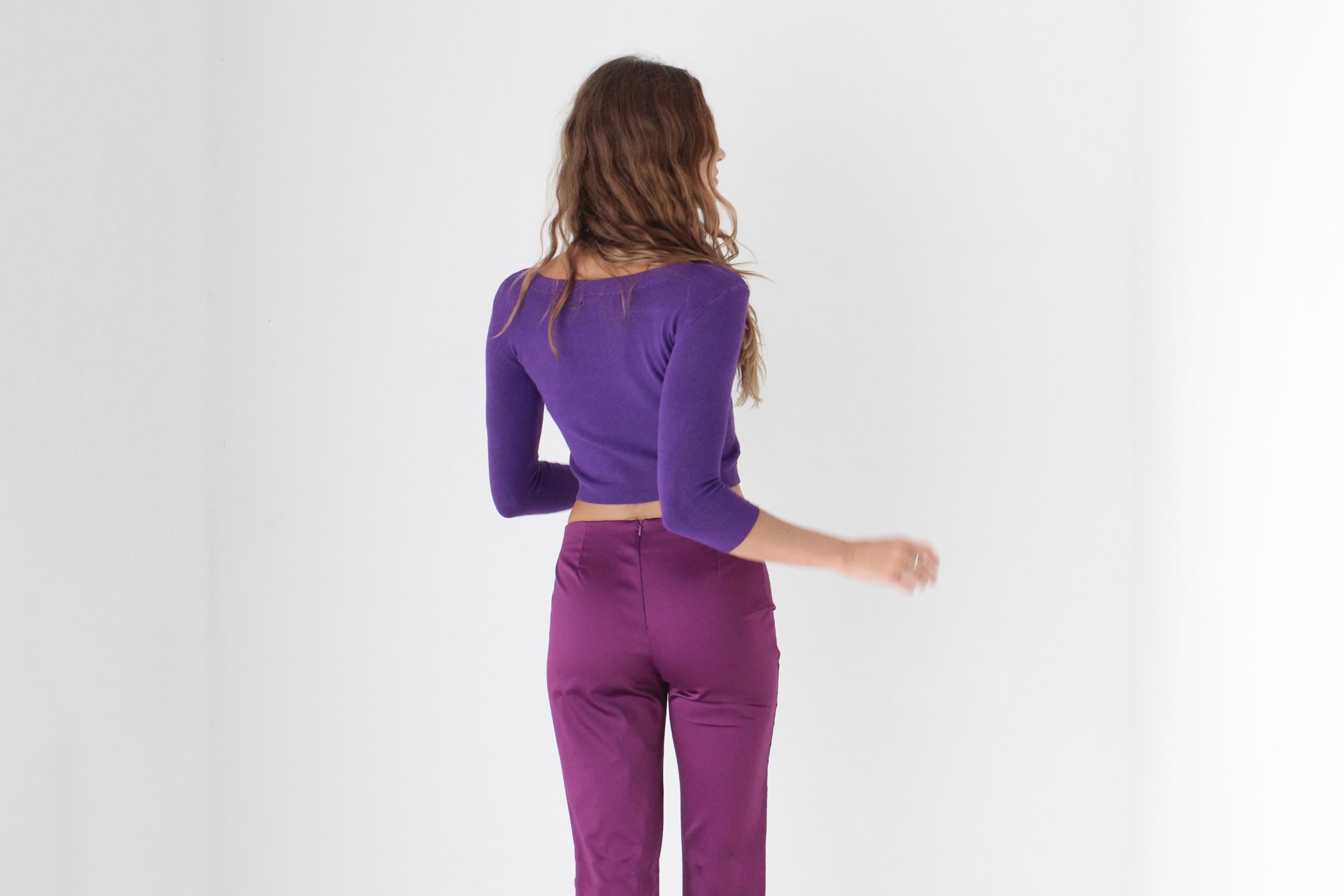90s Dotti Soft Stretch Cropped Knit