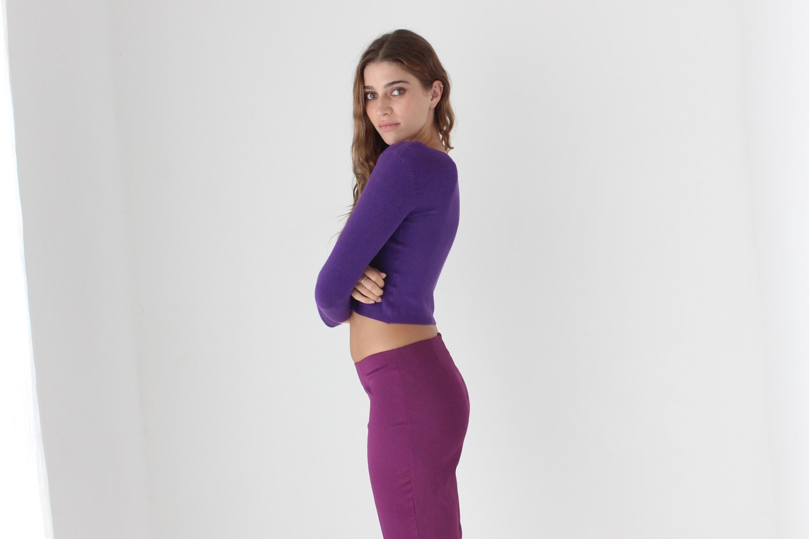 90s Dotti Soft Stretch Cropped Knit