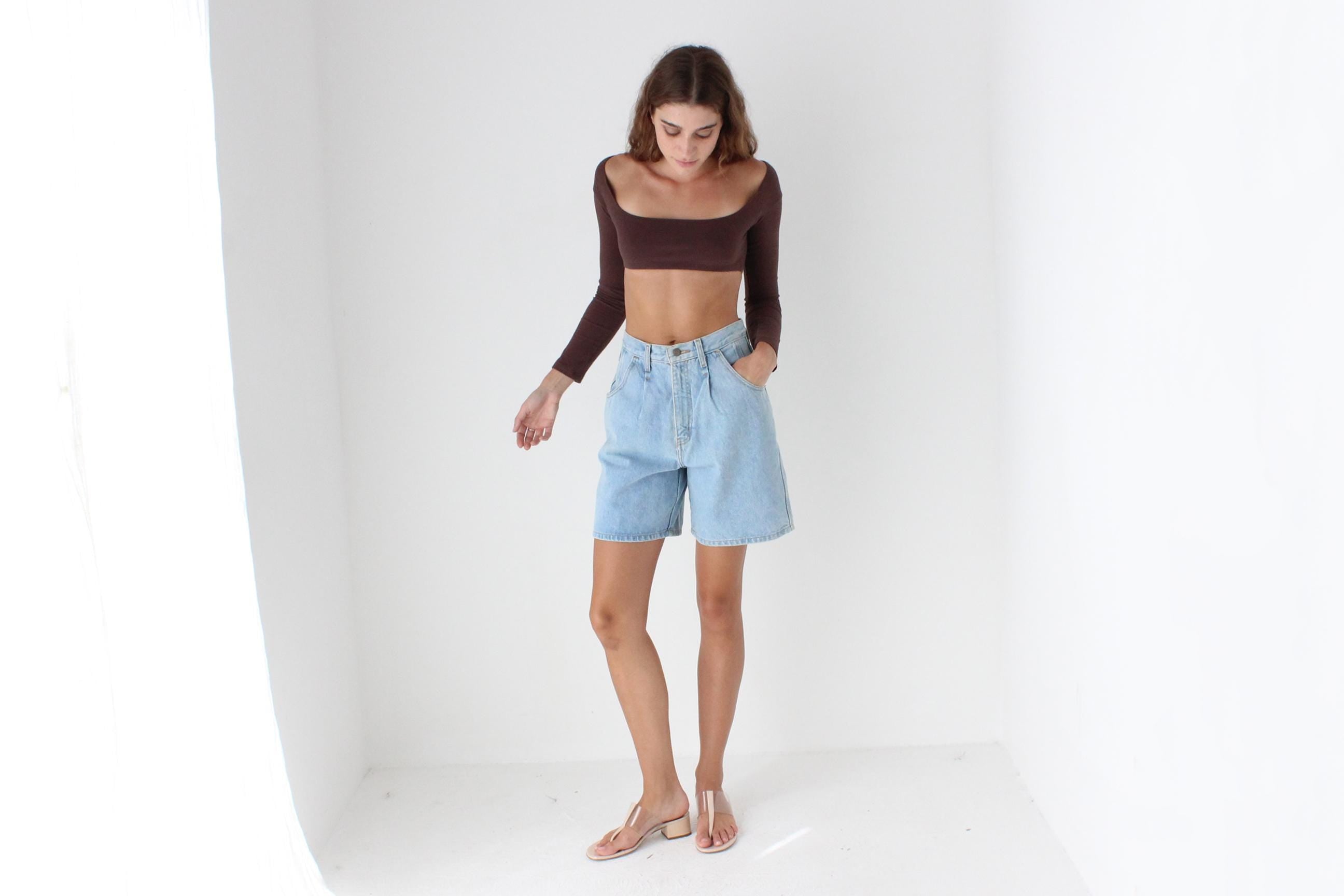 80s Bill Blass Perfect Denim Shorts