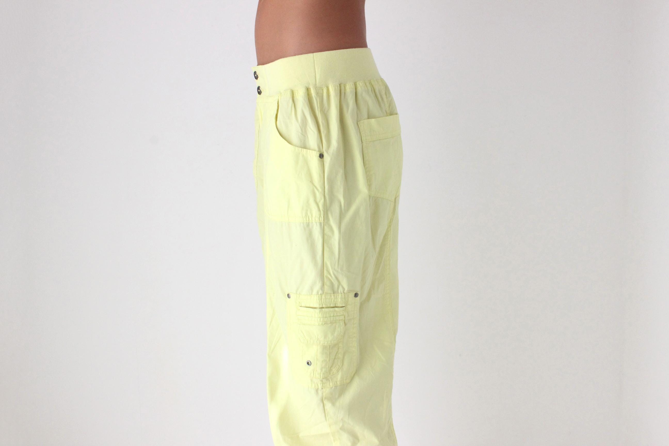 Y2K Washed Neon Cargo Pants