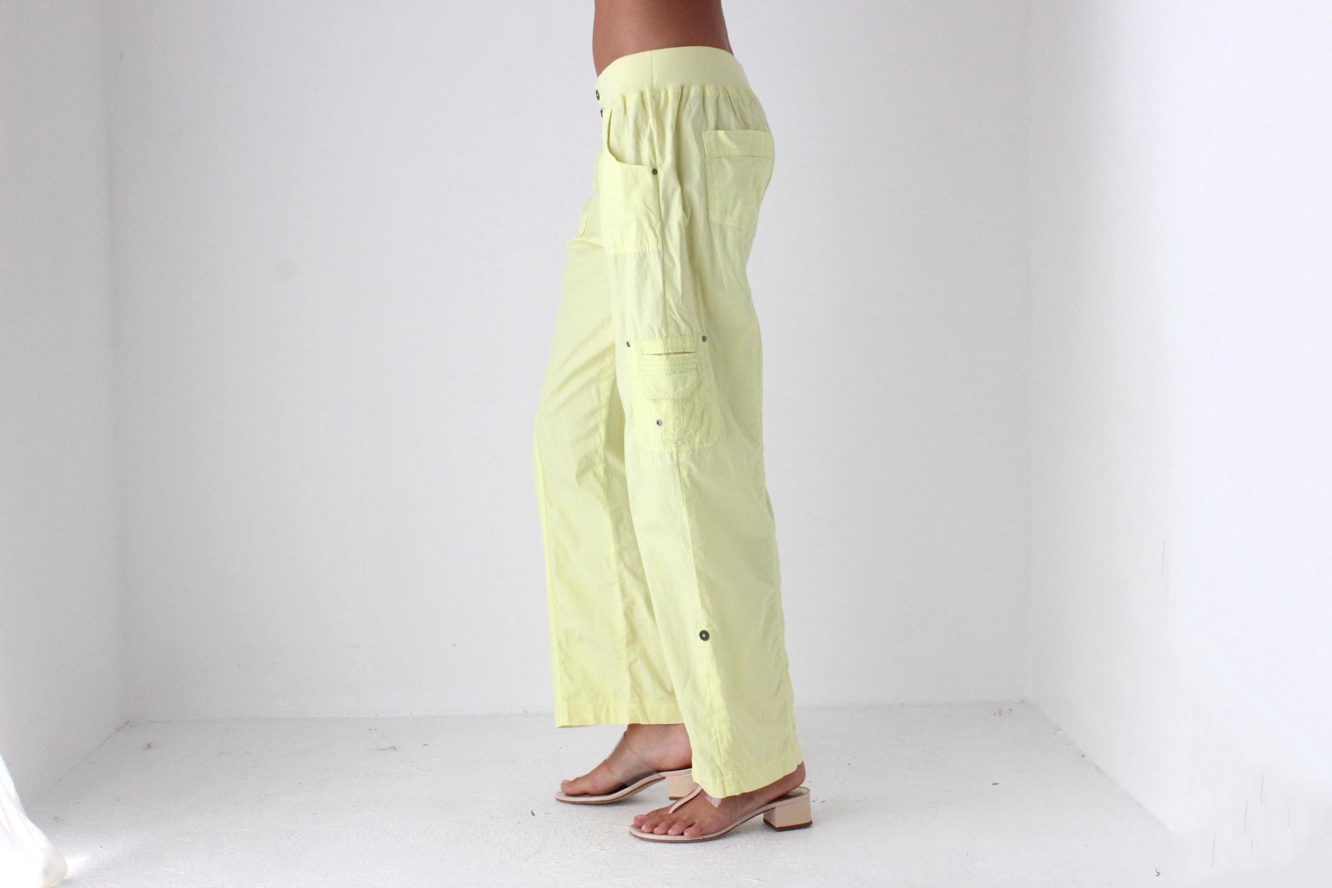 Y2K Washed Neon Cargo Pants